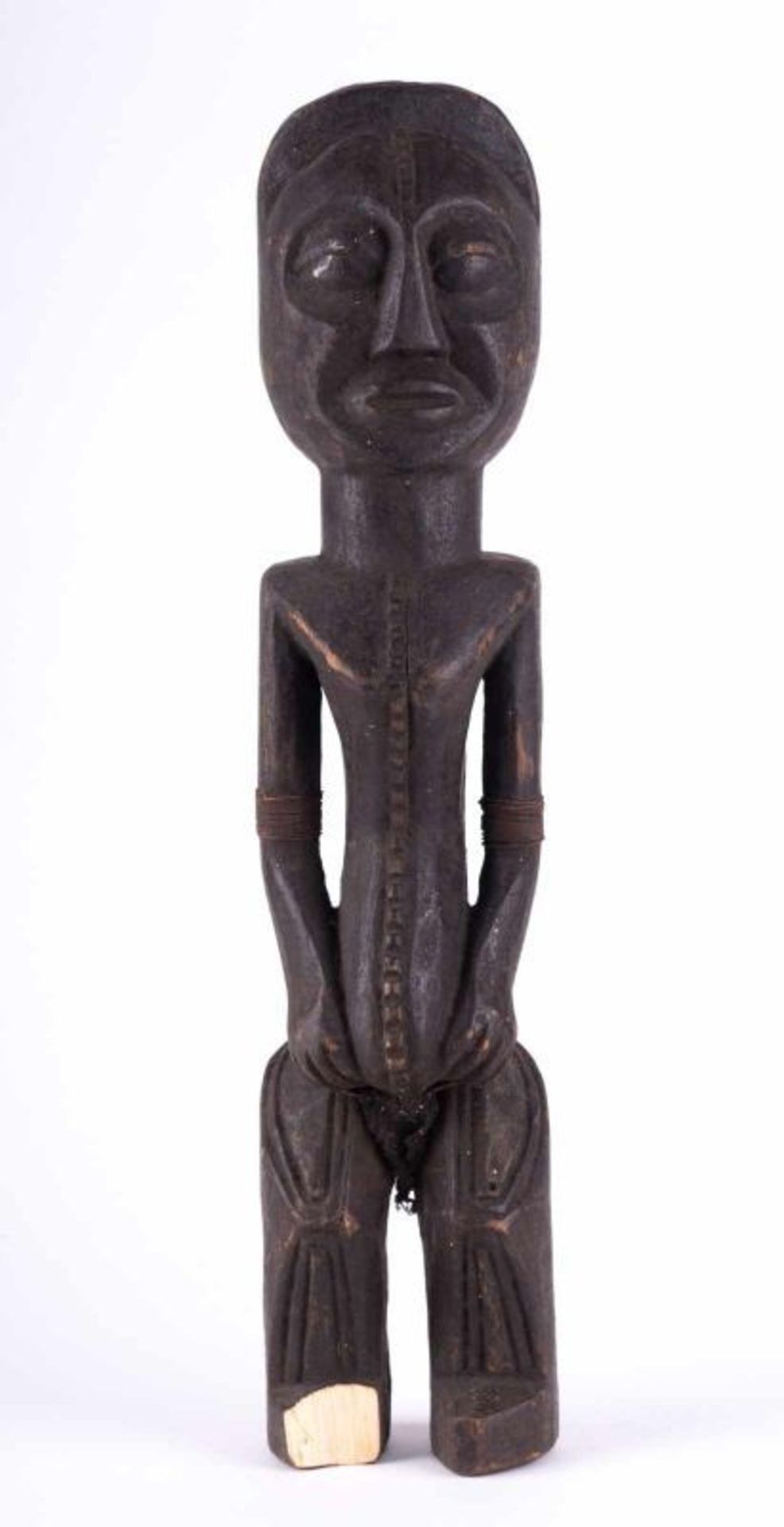 Zaire TABWA Statuet - ca. H: 57 cm - - Provenienz: Alte Diplomaten-Sammlung - - Bild 2 aus 8