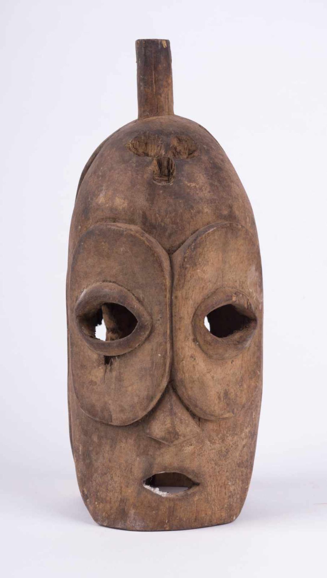 Zaire KALUNGA Mask(Rega Tribe) - ca. H: 29 cm, Ø 12,5 cm - - Provenienz: Alte [...]