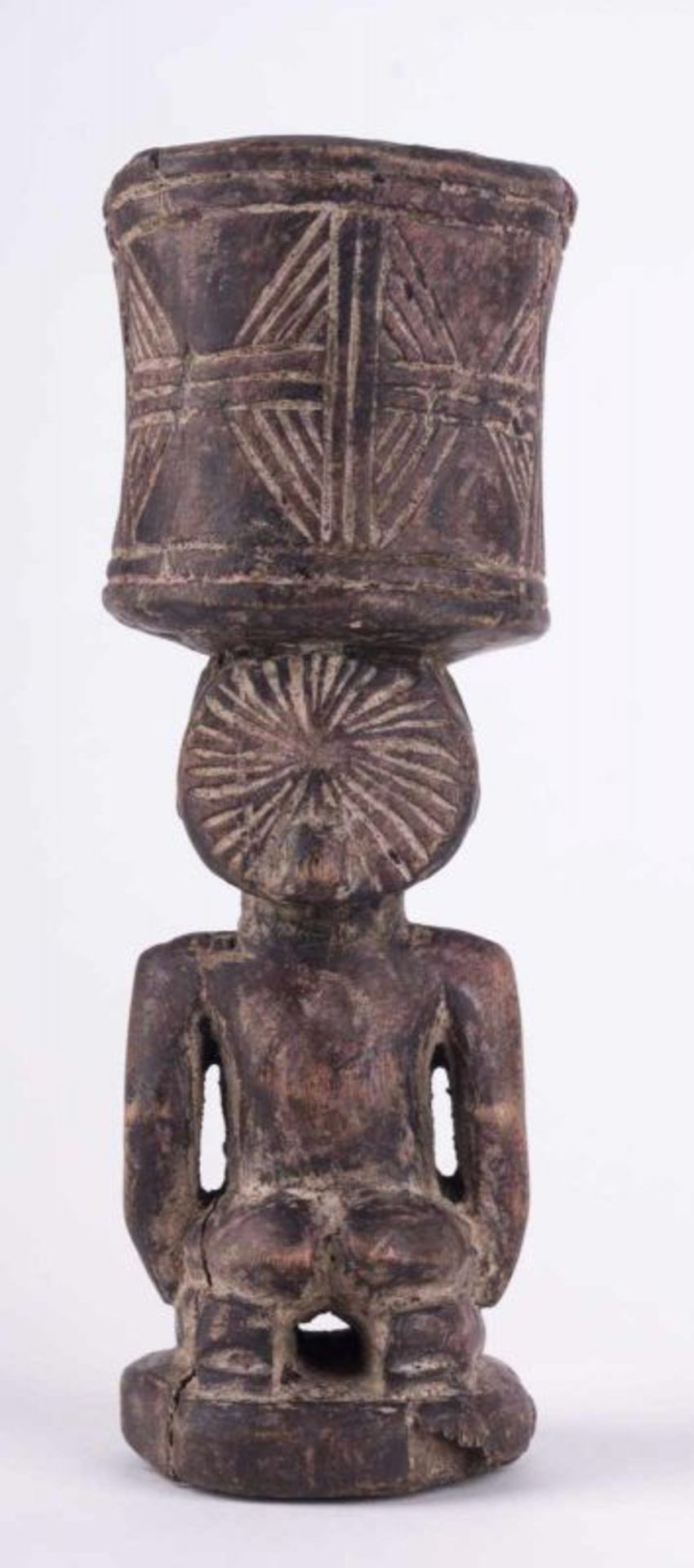 Zaire LUBA Tribe - ca. H: 20,5 cm - - Provenienz: Alte Diplomaten-Sammlung - - Bild 4 aus 10