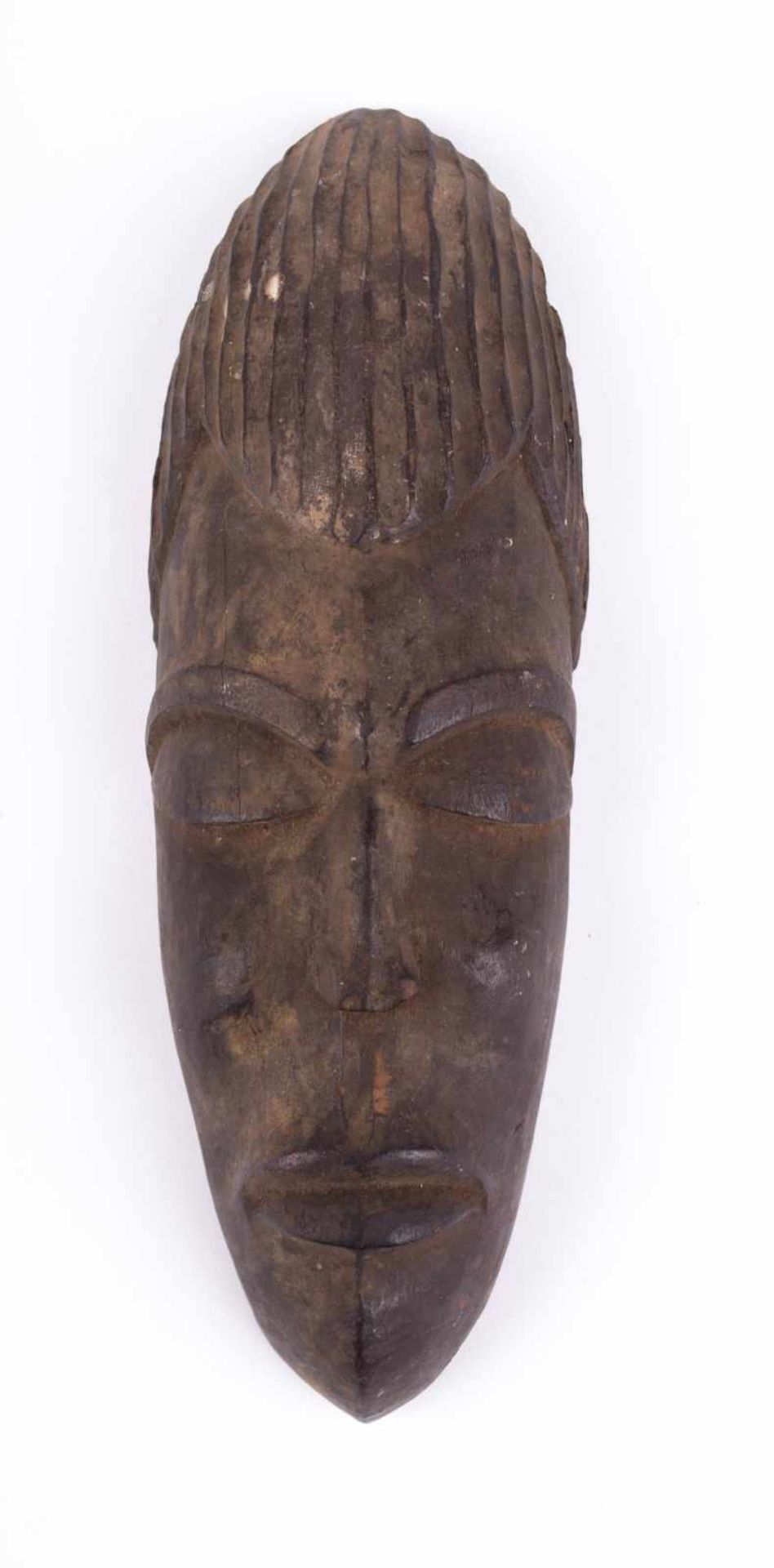 Zaire PENDE Mask - ca. 23,5 cm x 8 cm - - Provenienz: Alte Diplomaten-Sammlung -