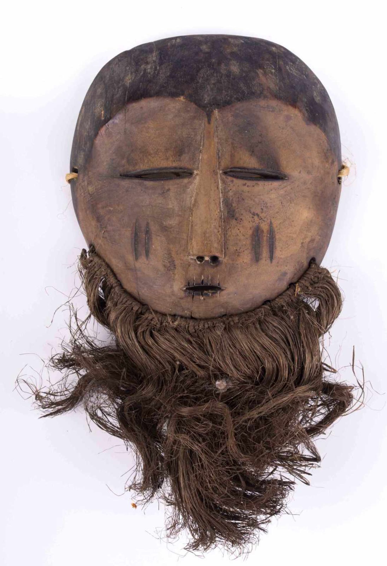 Zaire BEMBE Mask - ca. 34 cm x 19 cm - - Provenienz: Alte Diplomaten-Sammlung -