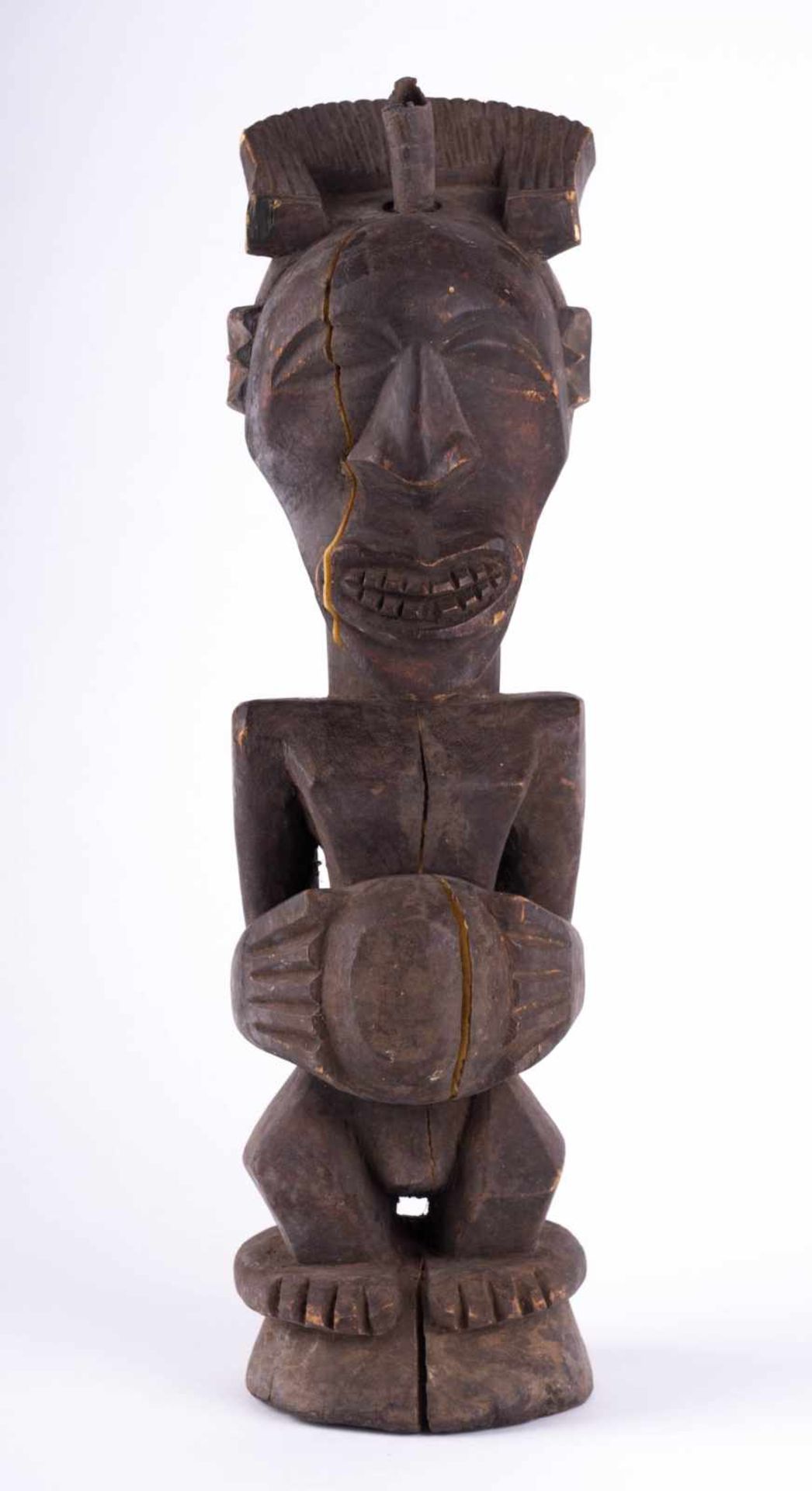 Zaire MAMBWE Woman Statuet - ca. H: 51,5 - - Provenienz: Alte Diplomaten-Sammlung -