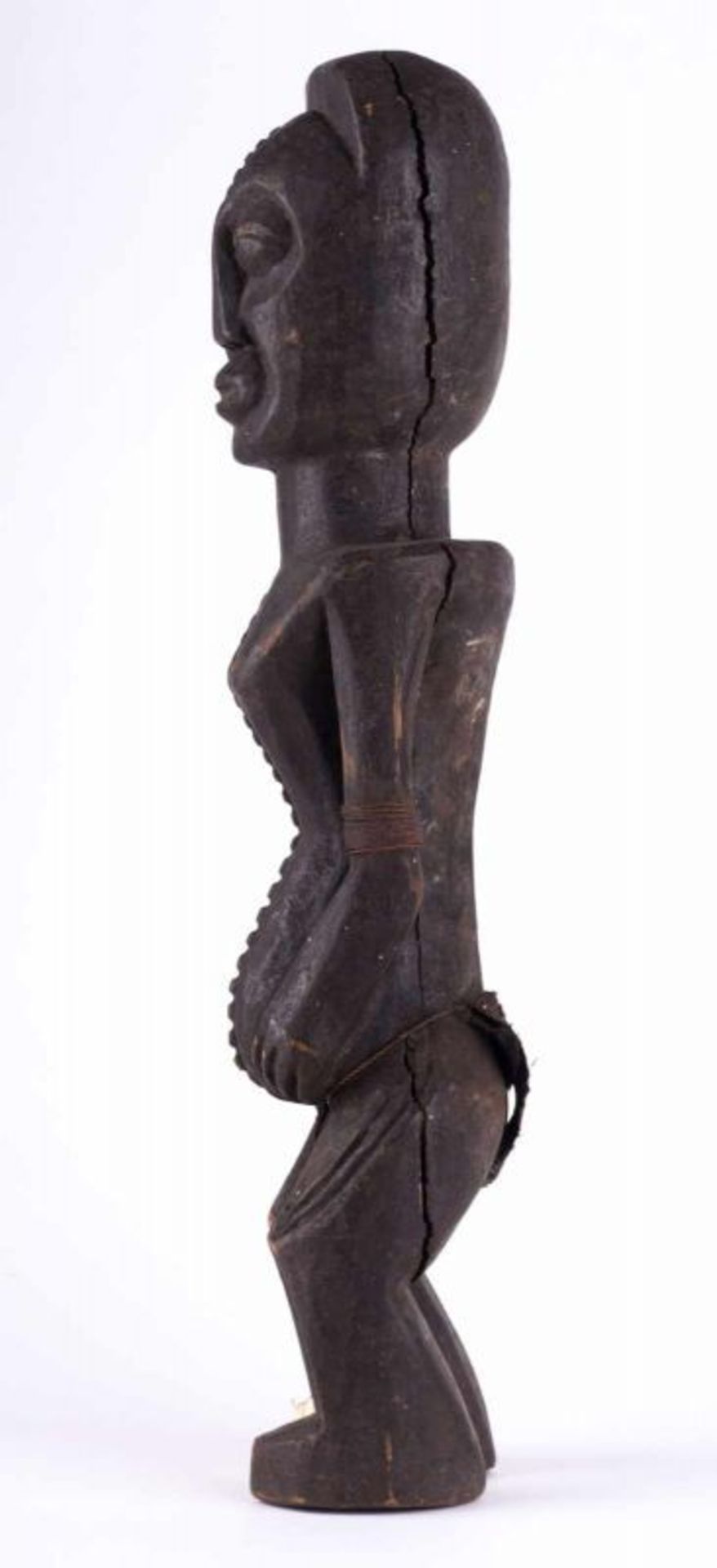 Zaire TABWA Statuet - ca. H: 57 cm - - Provenienz: Alte Diplomaten-Sammlung - - Bild 3 aus 8