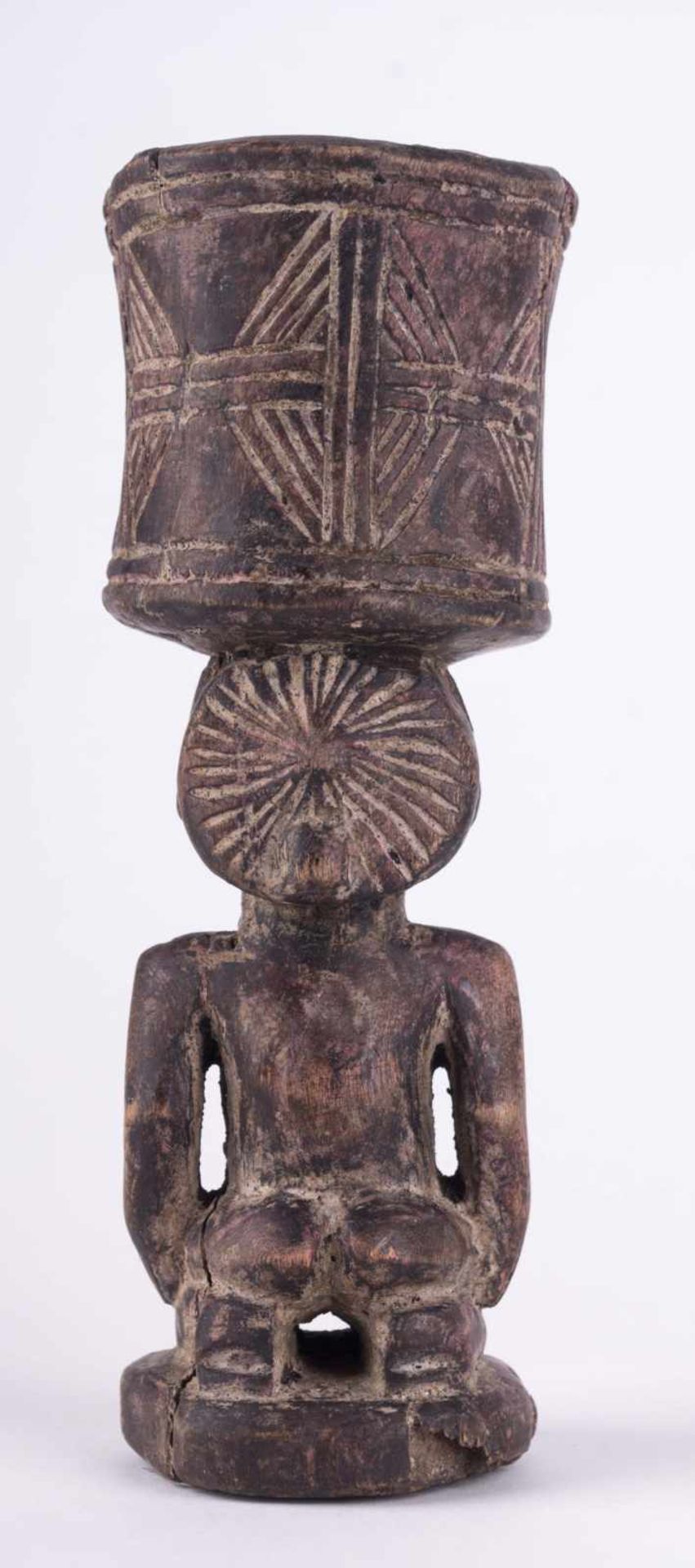 Zaire LUBA Tribe - ca. H: 20,5 cm - - Provenienz: Alte Diplomaten-Sammlung - - Bild 8 aus 10