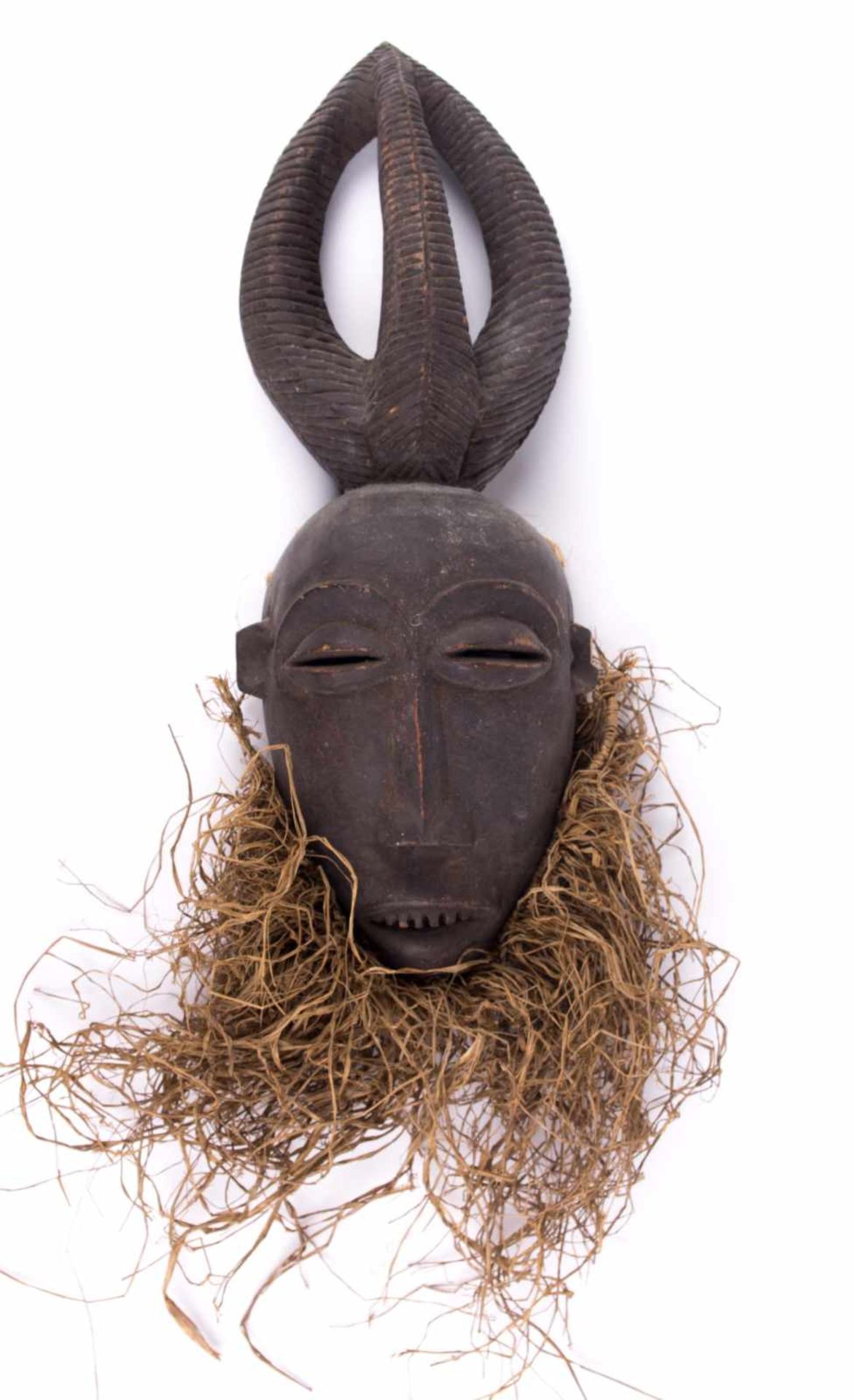 Zaire TCHOKWE Mask - ca. 44 cm x 16 cm - - Provenienz: Alte Diplomaten-Sammlung -