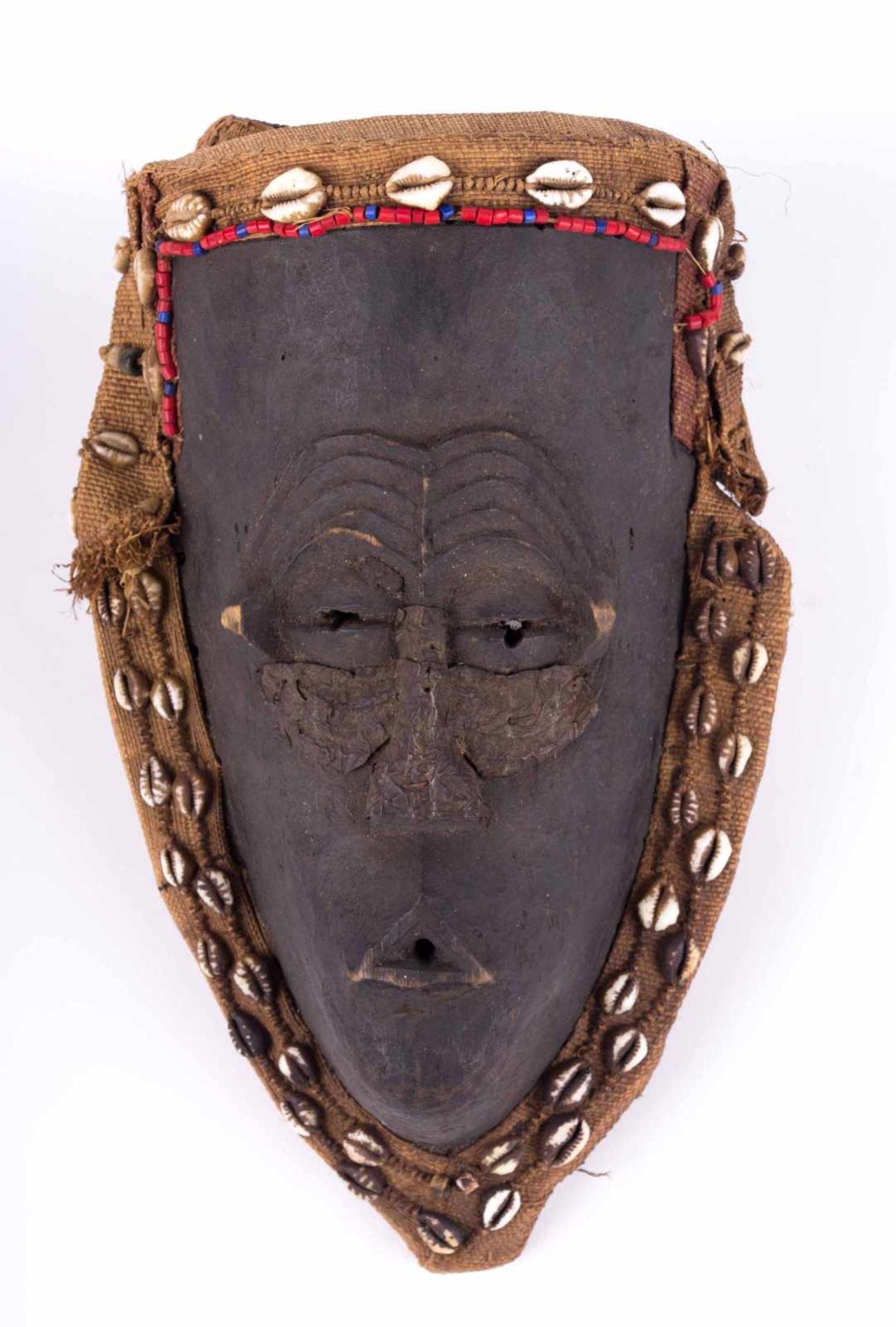 Zair YOMBE Mask - ca. 35 cm x 21 cm - - Provenienz: Alte Diplomaten-Sammlung -