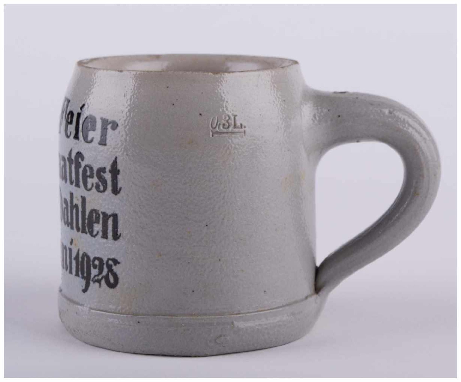 Bierkrug um 1926 / Beer tankard, about 1926 - 0,3 l , 700 Jahr Feier der Stadt [...] - Image 8 of 10