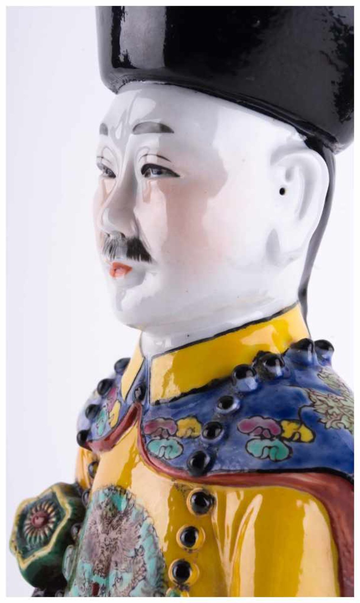 Figur China 19. /20. Jhd. / Figure, China 19th/20th century - Herrscherfigur, [...] - Bild 8 aus 8