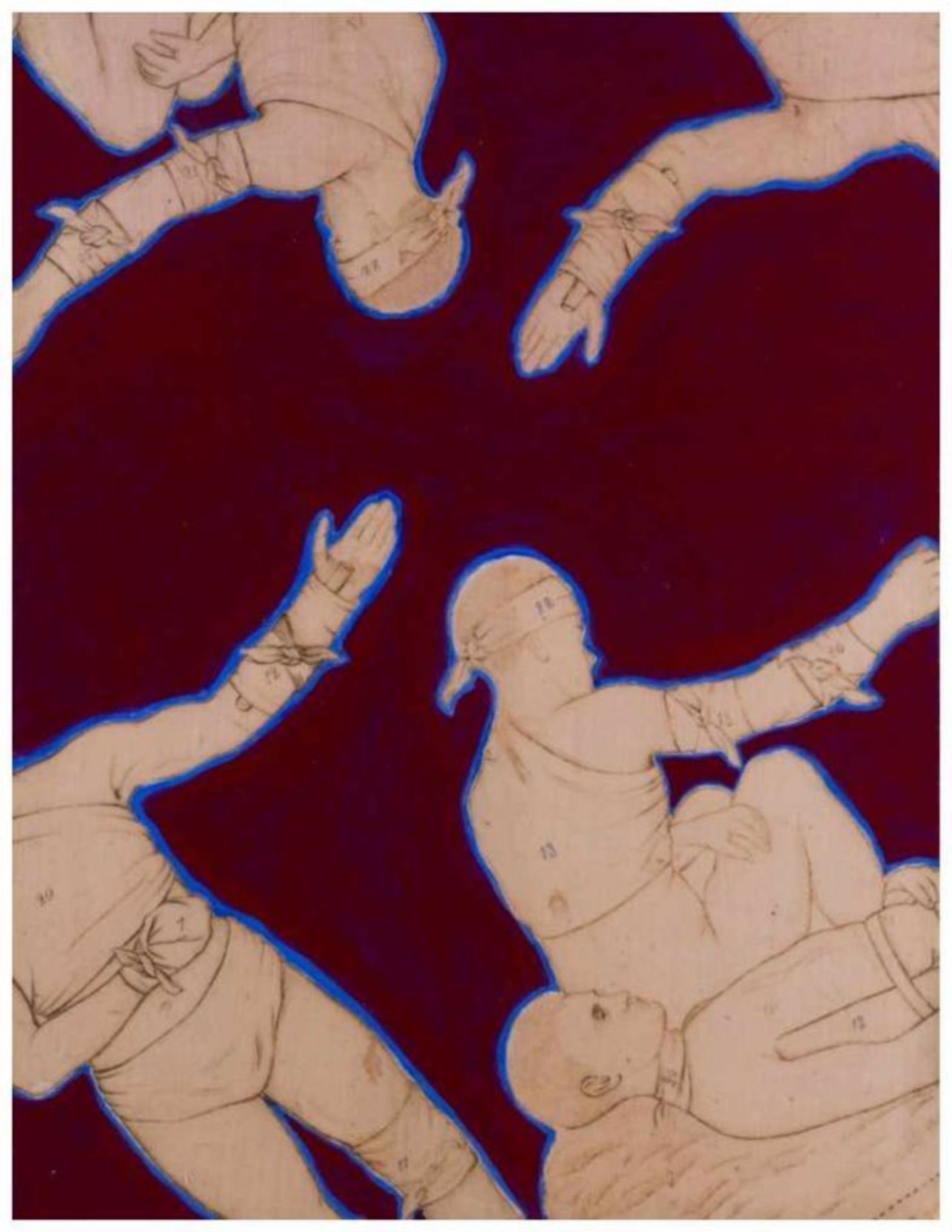 Patrick PILSL (1964-) - "Dreieck" - Öl/Leinwand, ca. 50 cm x 40 cm - - [...] - Image 2 of 12