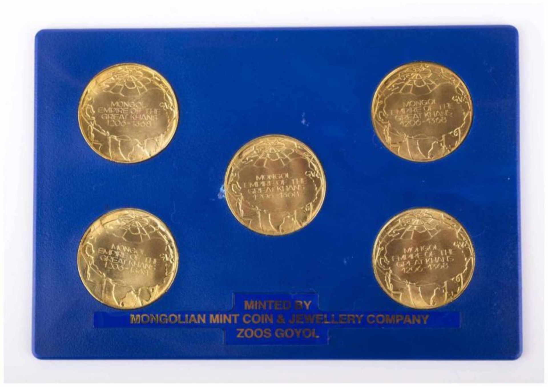 Mongolische Münzen / Mongolian coins - Great Khans of the Mongol Empire 1206-1368 - - Image 3 of 6