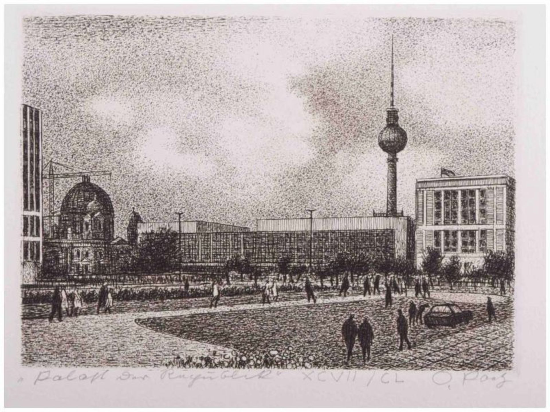 Mappenwerk Otto PAETZ (1914-2006) - Berlin Stadtlandschaften mit 14 Radierungen, [...] - Image 4 of 6