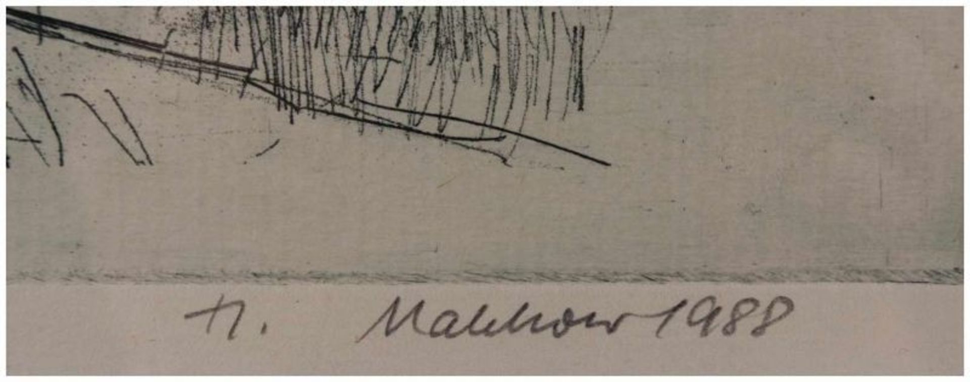 Herbert MALCHOW (1942-2015) - "Mecklenburger Schweiz" - Grafik-Multiple, Radierung, [...] - Image 6 of 12