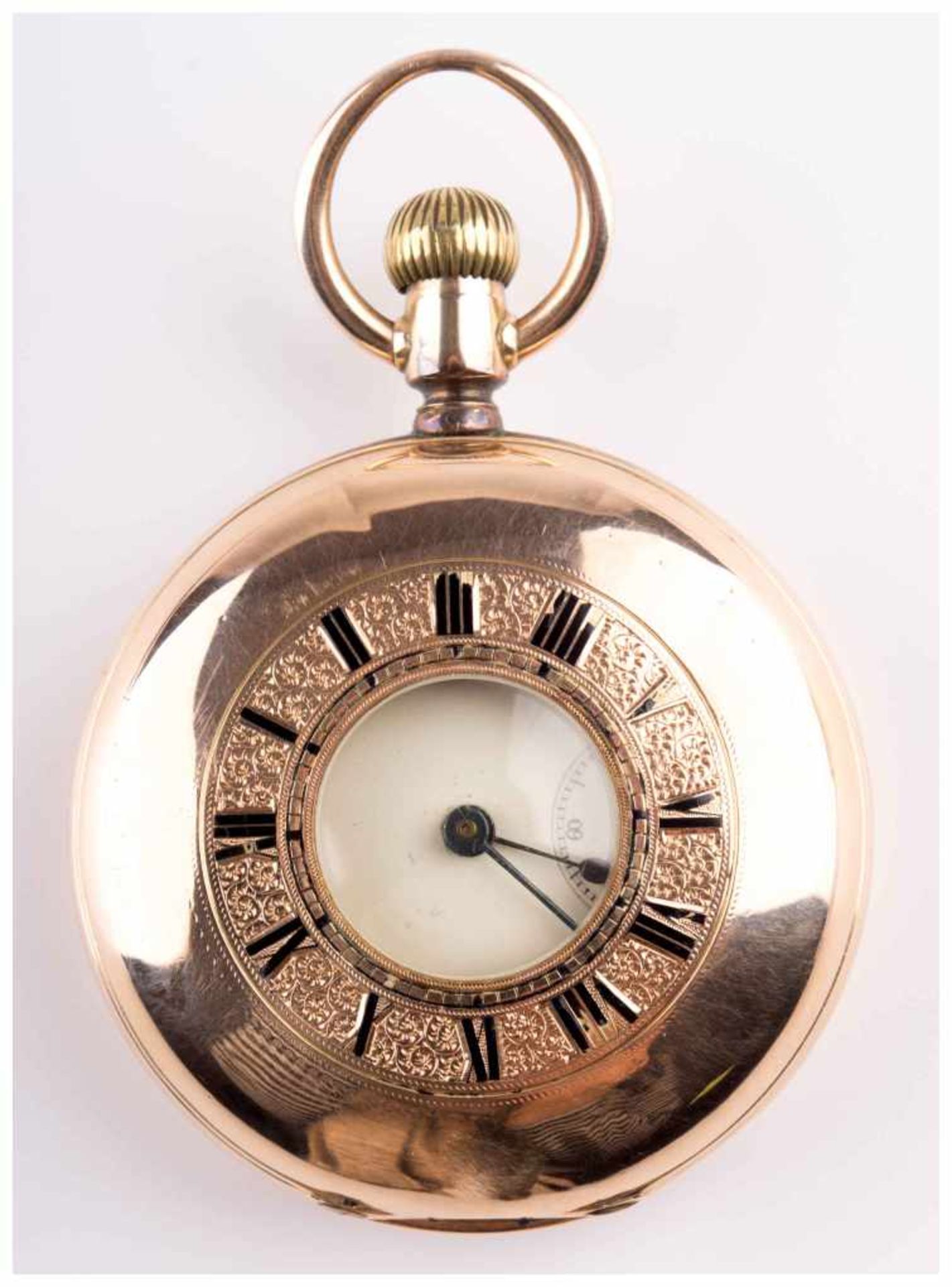 Taschenuhr Schweiz um 1880 - Gehäuse 14 kt GG, sogenannte [...]