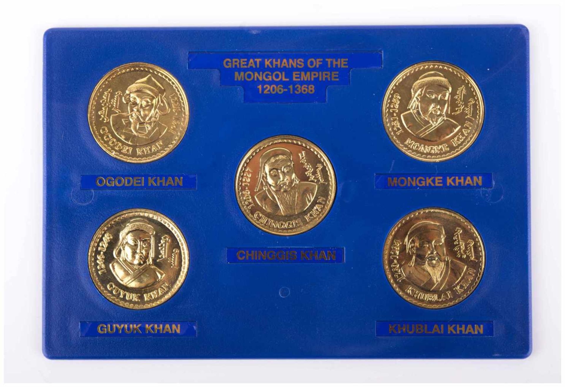 Mongolische Münzen / Mongolian coins - Great Khans of the Mongol Empire 1206-1368 -