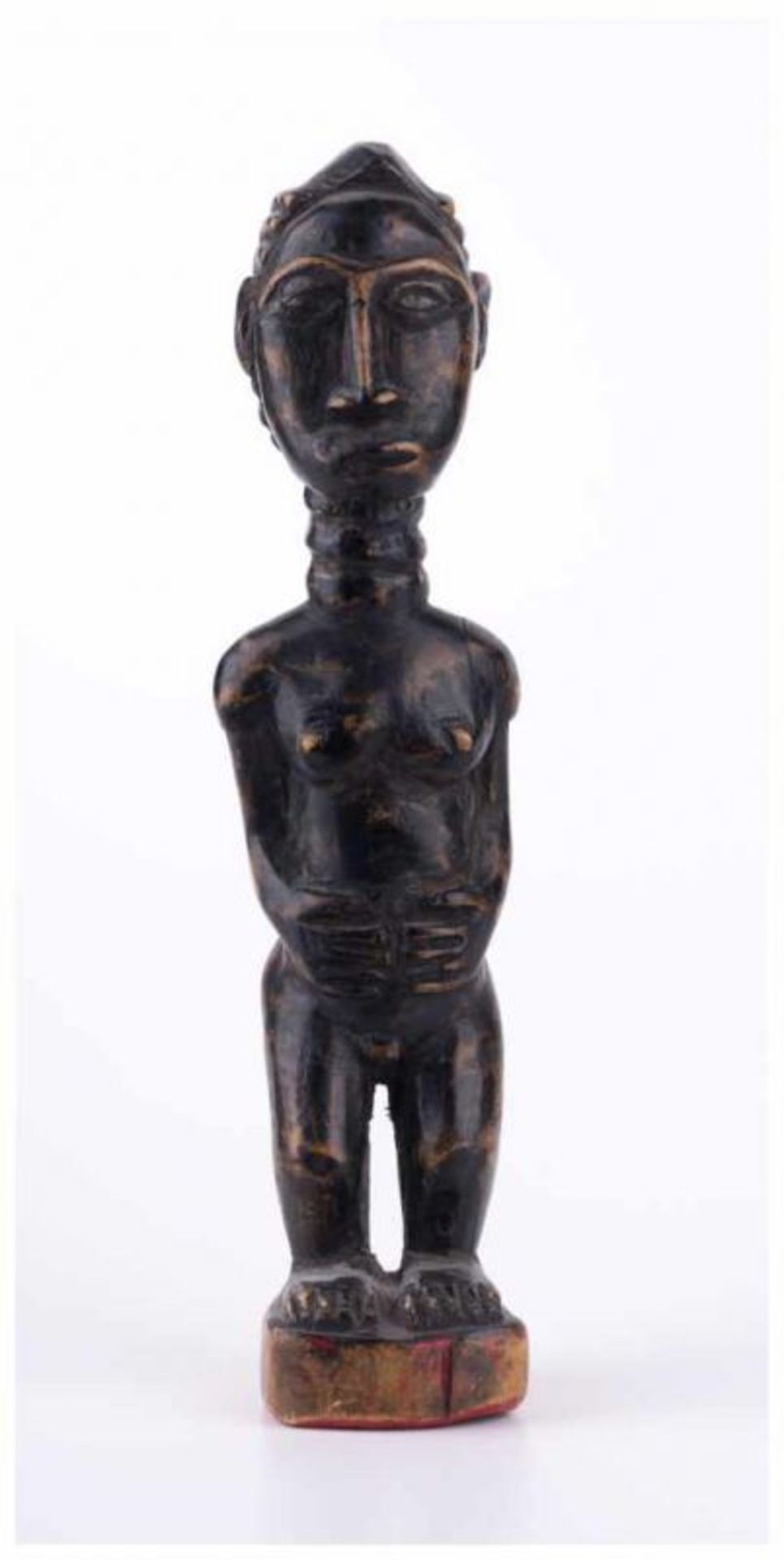 Fruchtbarkeits-Figur Afrika / Fertility figure, Africa - Holz, H: 27,5 cm - [...] - Image 2 of 8