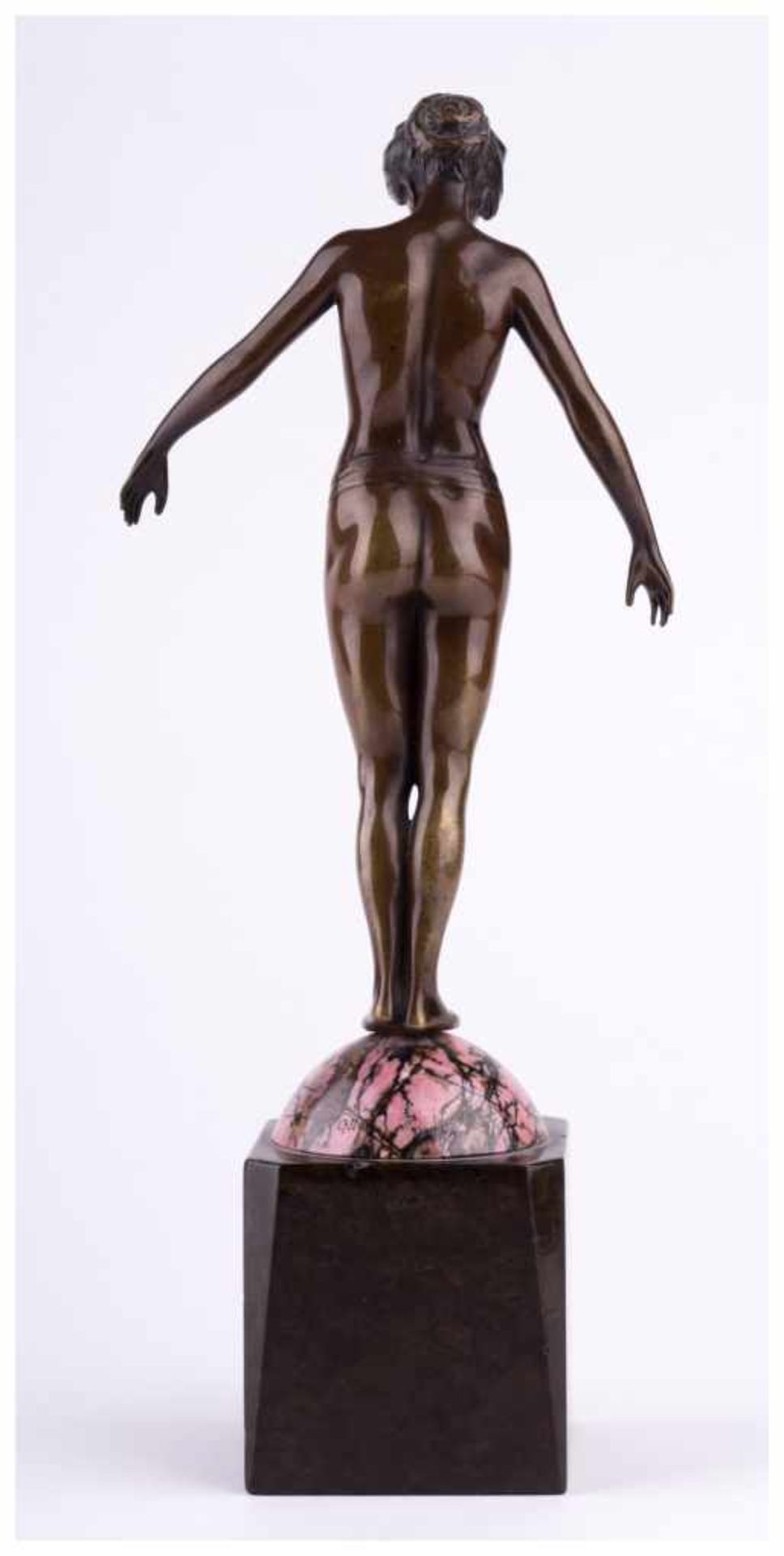 Otto HOFFMANN (1885-1915) - "Stehender weiblicher Akt" - Skulptur Bronze, H: ca. 33 [...] - Image 9 of 10