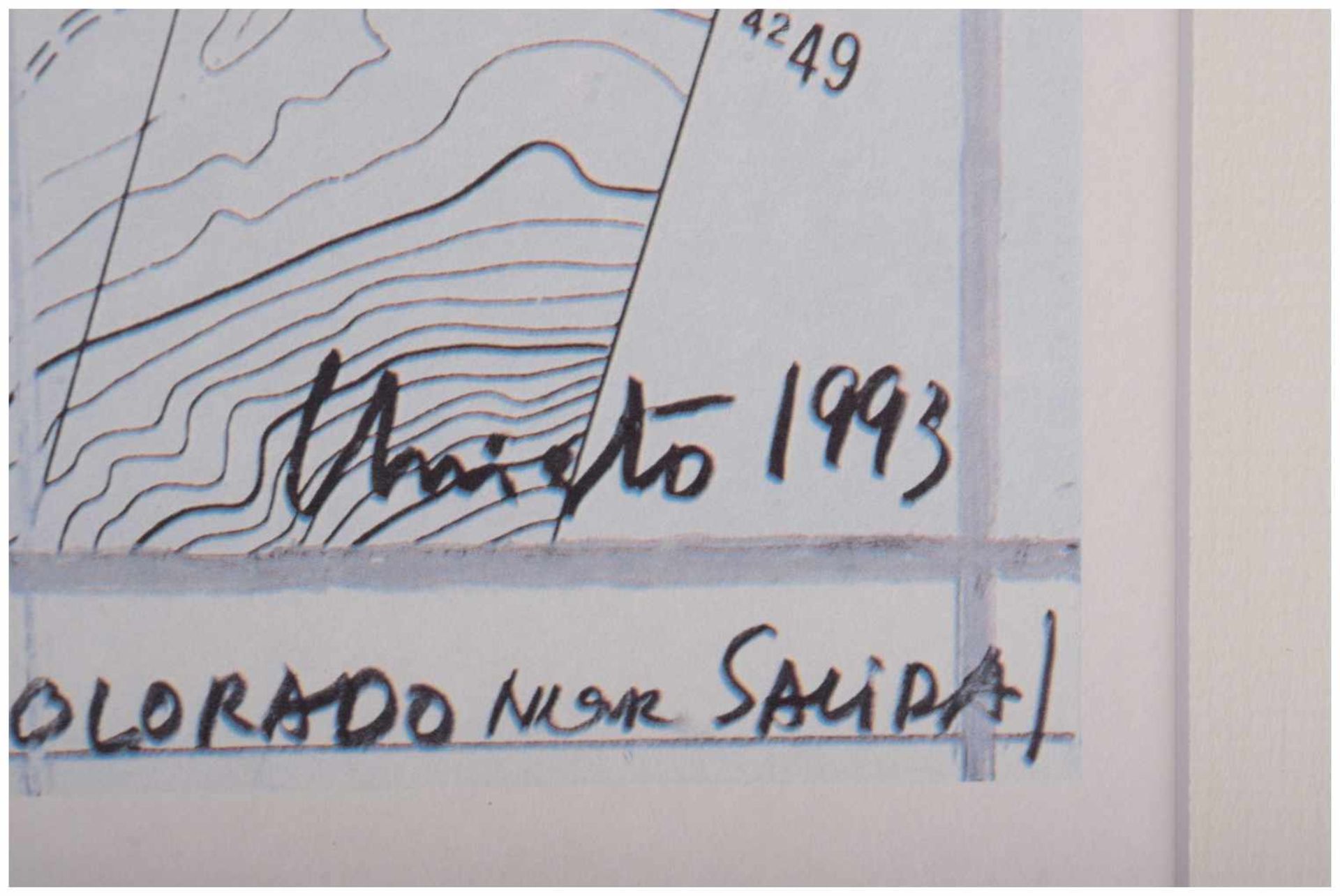 CHRISTO (1935) - "Over the River"(project for Arkansas River-Cotopaxi, Texas Creek, [...] - Image 8 of 8