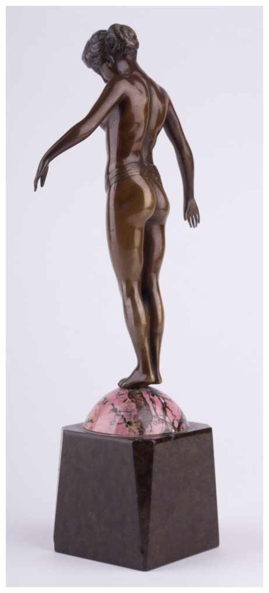 Otto HOFFMANN (1885-1915) - "Stehender weiblicher Akt" - Skulptur Bronze, H: ca. 33 [...] - Image 8 of 10