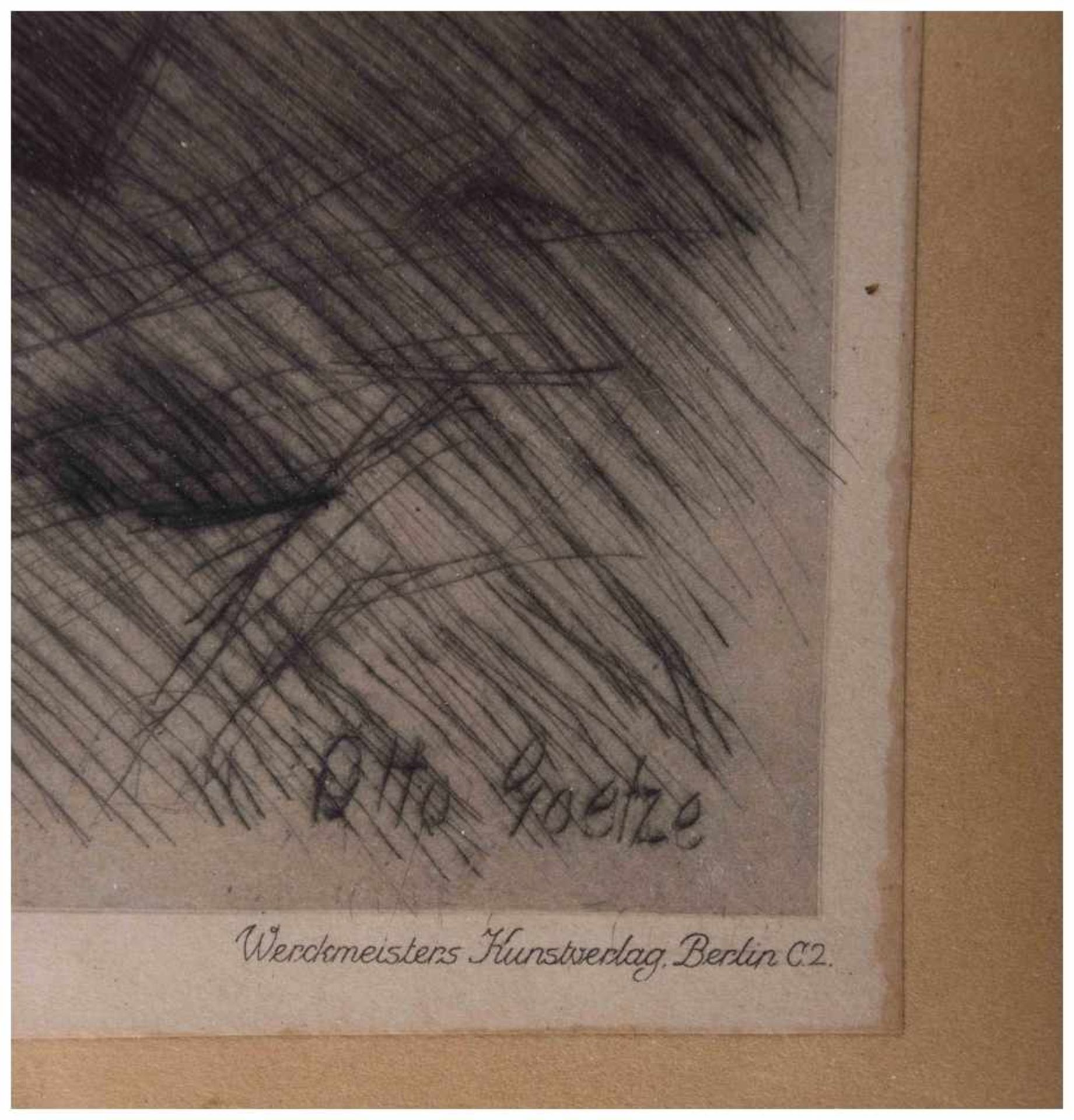 Otto GOETZE (1868-1931) - "Die Rosen" - Grafik-Multiple, Radierung, 37 cm x 28,5 [...] - Image 8 of 8