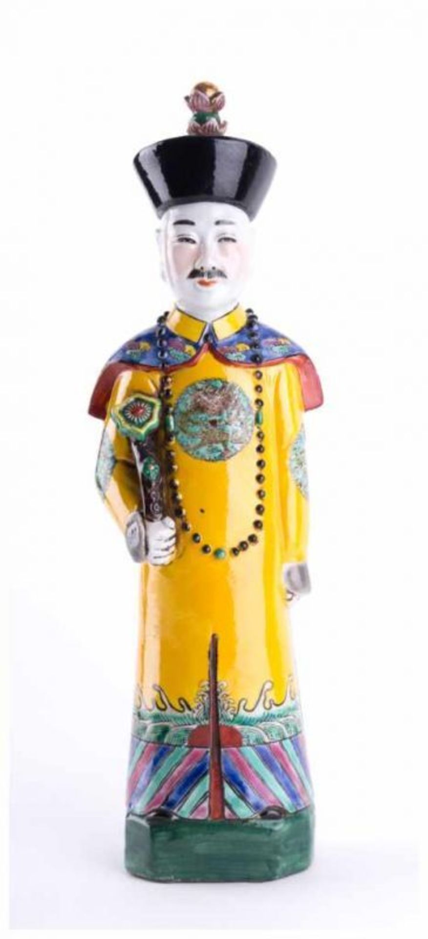 Figur China 19. /20. Jhd. / Figure, China 19th/20th century - Herrscherfigur, [...] - Bild 2 aus 8