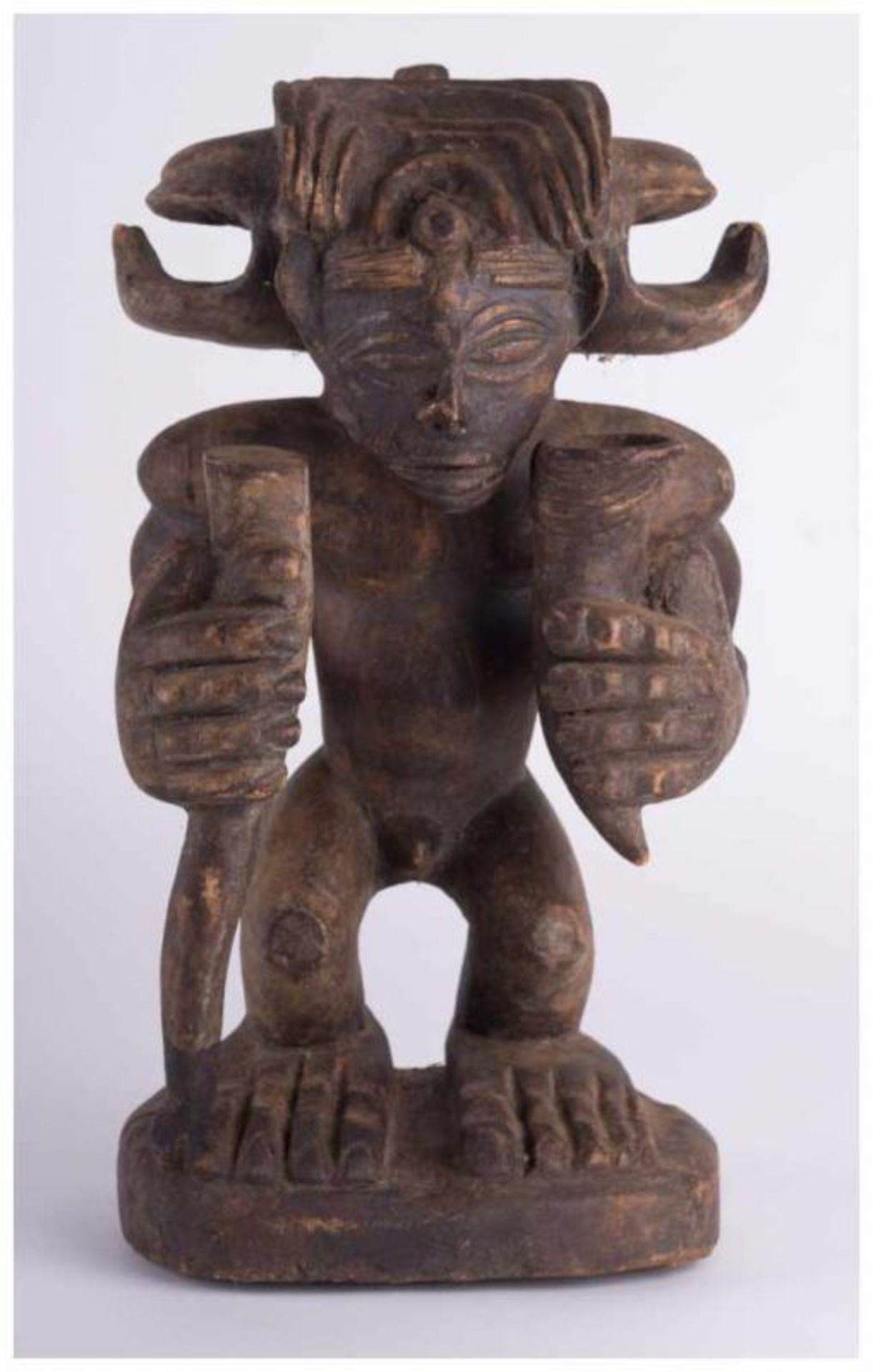 Tchokwe Chief Zaire - Holz, H: 29 cm - Provenienz: Alte Diplomaten-Sammlung - - [...] - Bild 2 aus 10