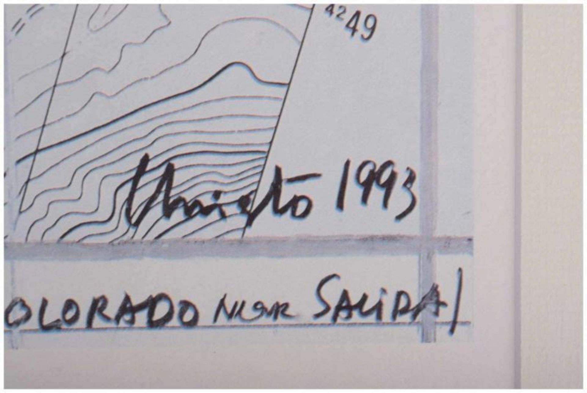 CHRISTO (1935) - "Over the River"(project for Arkansas River-Cotopaxi, Texas Creek, [...] - Image 5 of 8