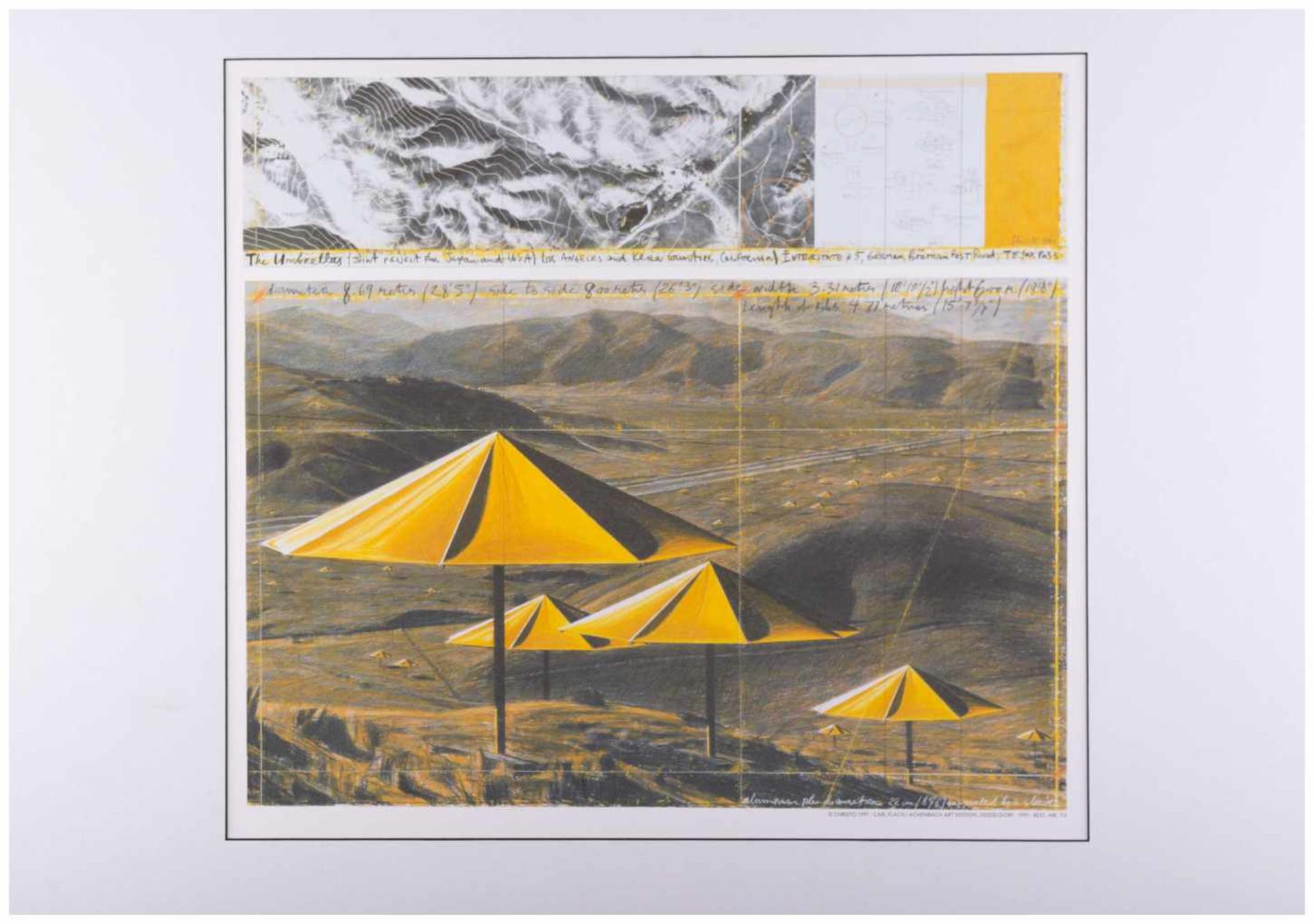 CHRISTO (1935) - "The Umbrellas"(joint project for Japan and USA) - [...]