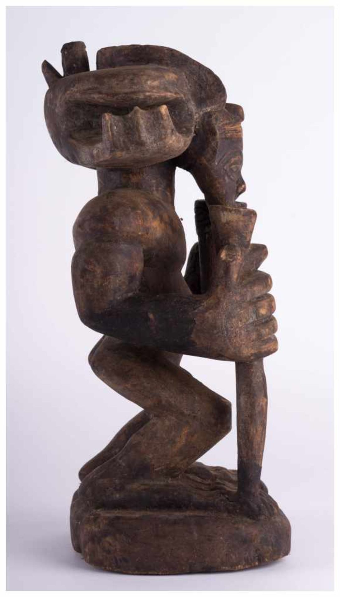 Tchokwe Chief Zaire - Holz, H: 29 cm - Provenienz: Alte Diplomaten-Sammlung - - [...] - Bild 7 aus 10