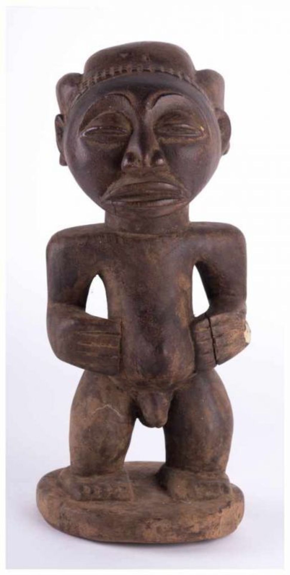 Luba Figur Zaire - Holz, H: 36,5 cm - Provenienz: Alte Diplomaten-Sammlung - - [...] - Bild 2 aus 8