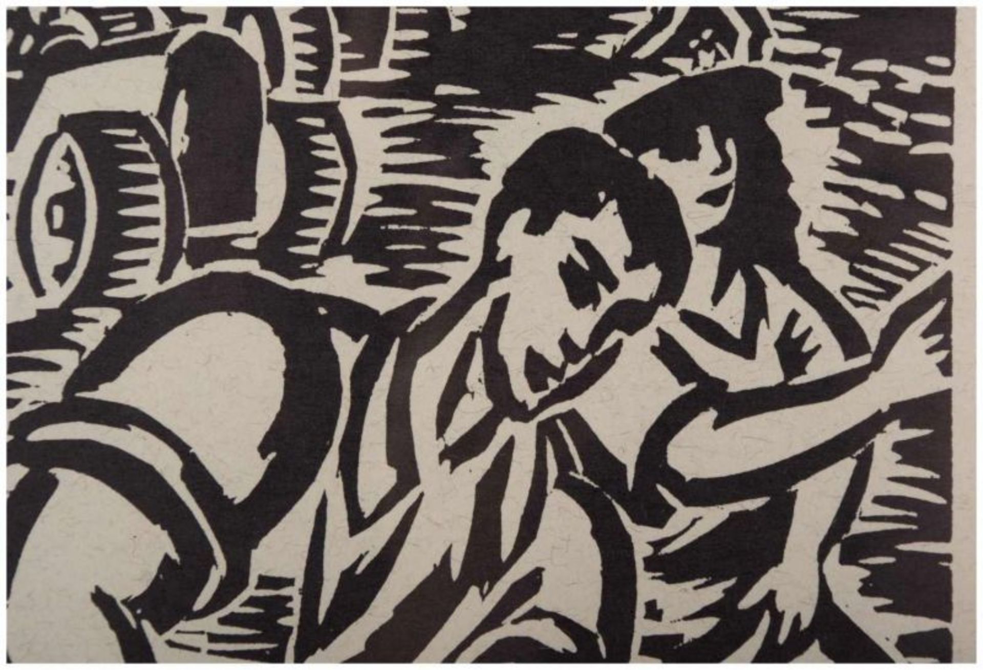 Frans MASEREEL (1889-1972) - "bei der Ernte" - Grafik-Multiple-Holzschnitt, [...] - Image 3 of 8