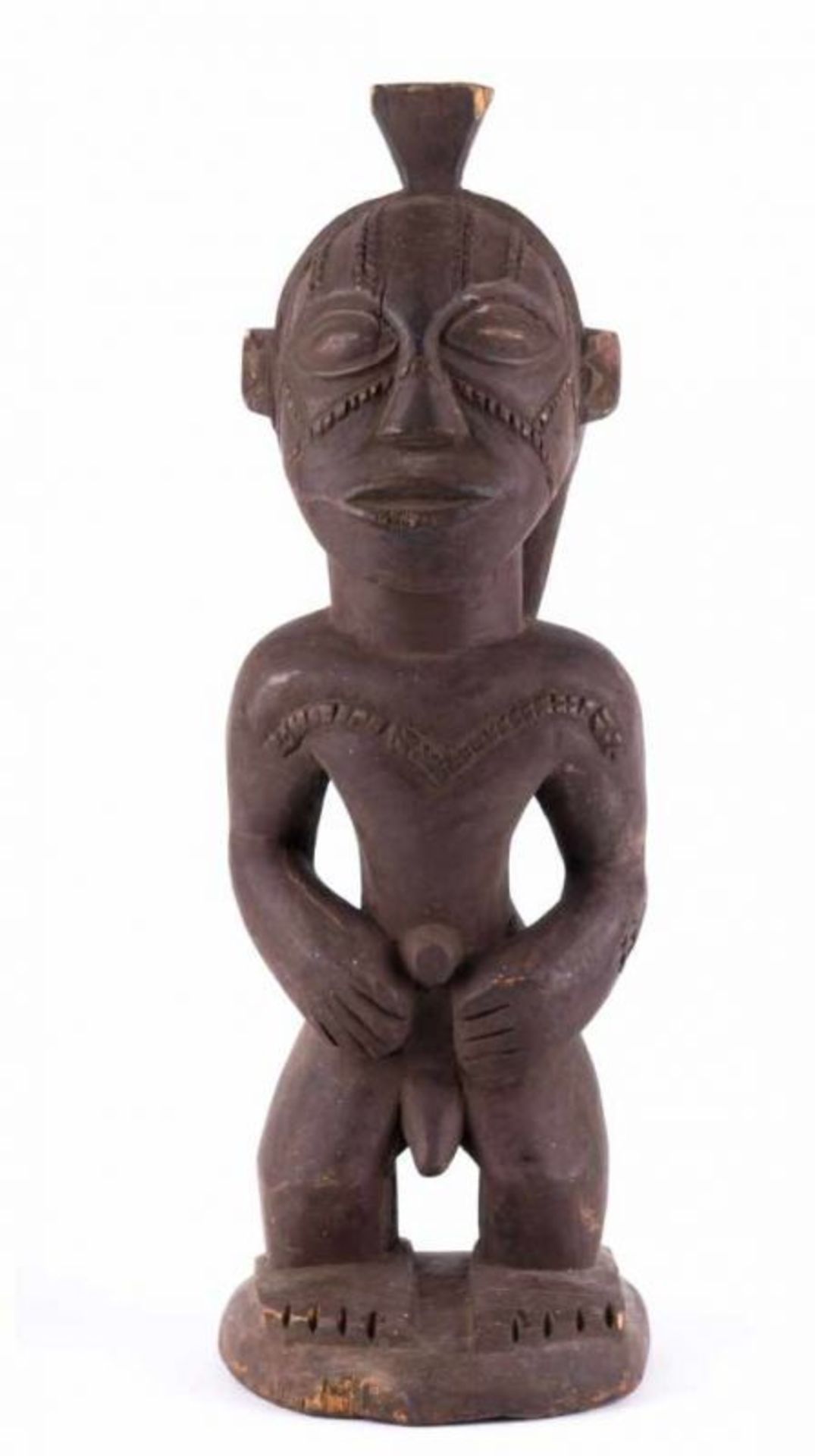 Zaire TABWA Figur - Holz, ca. H: 47 cm - Provenienz: Alte Diplomaten-Sammlung - [...] - Bild 2 aus 8