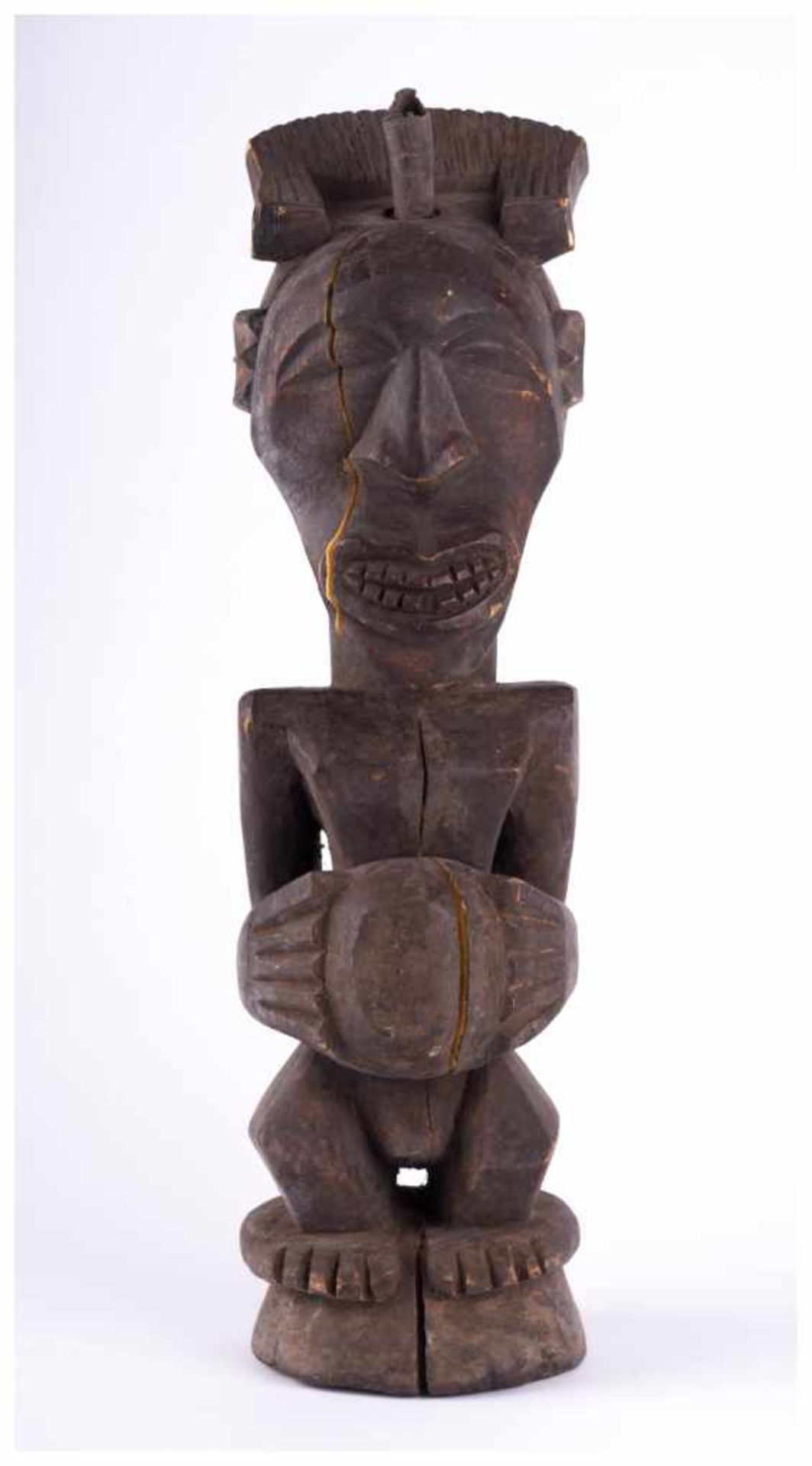 Zaire MAMBWE Woman Statuet - Holz, ca. H: 51,5 cm - Provenienz: Alte [...]