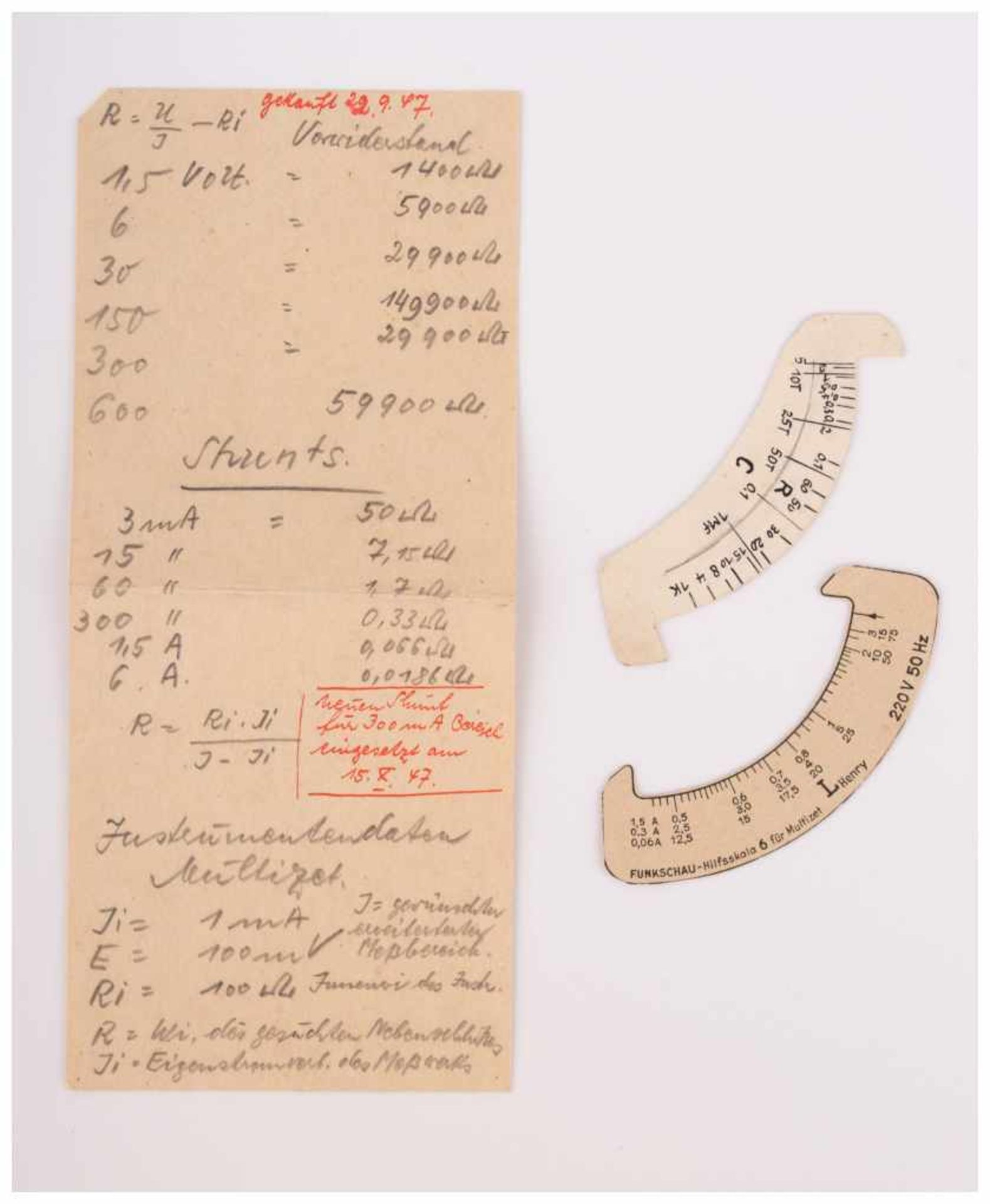 Amperemeter um 1920/30 - Bakelitgehäuse, in original Holzbox - - Image 8 of 8