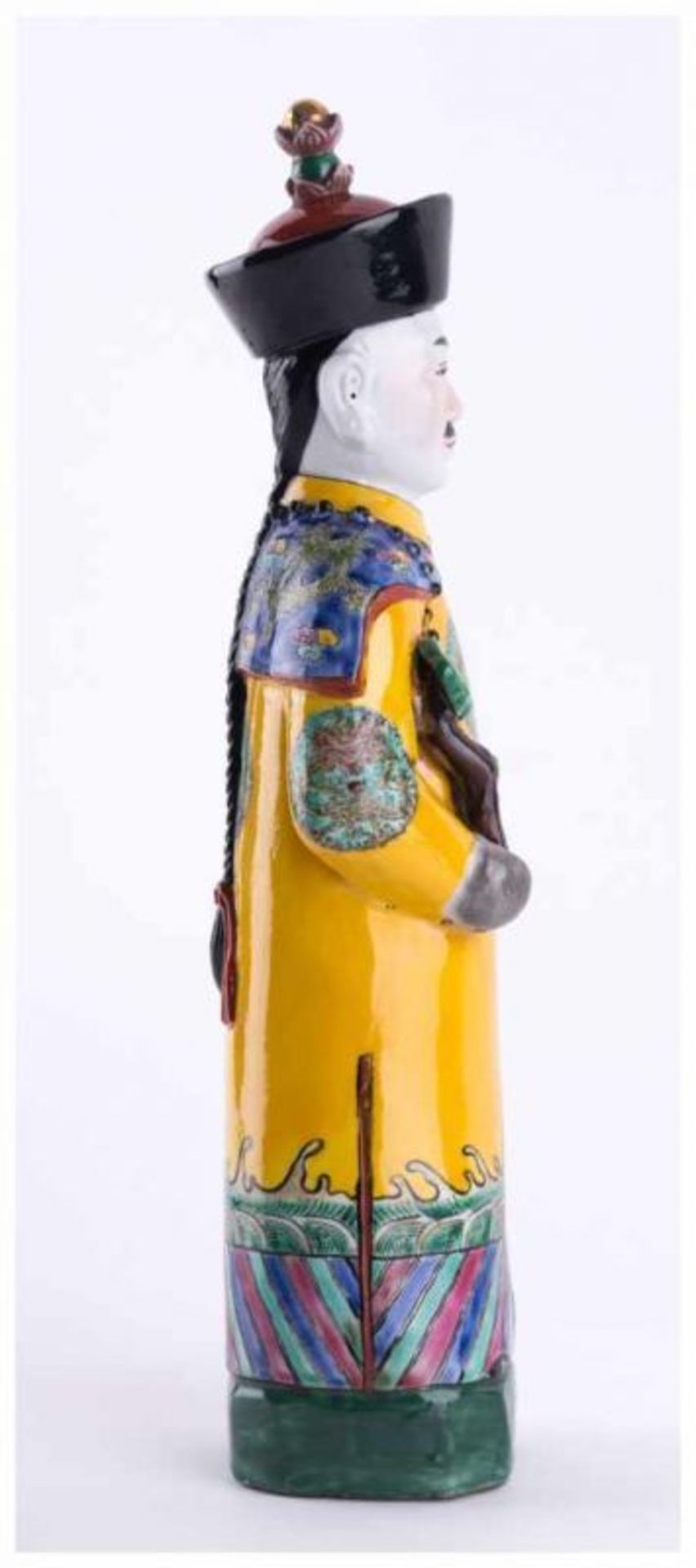 Figur China 19. /20. Jhd. / Figure, China 19th/20th century - Herrscherfigur, [...] - Bild 3 aus 8