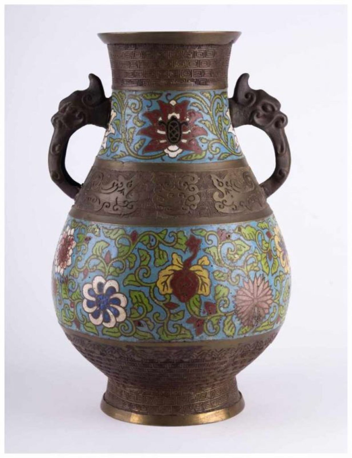 Cloisonné - Vase China 18/19. Jhd. / Cloisonné vase, China 18th/19th century - [...] - Image 2 of 12