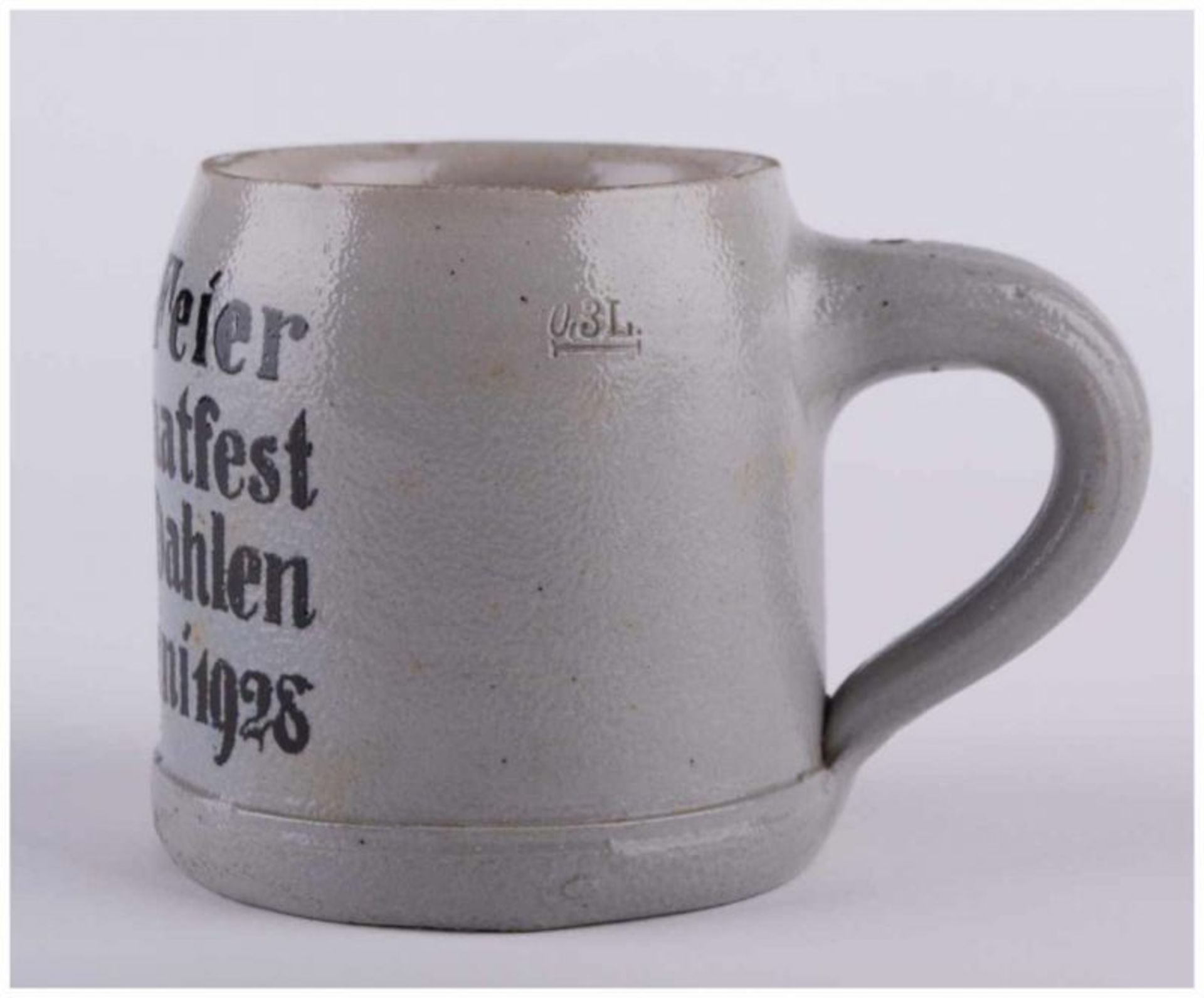 Bierkrug um 1926 / Beer tankard, about 1926 - 0,3 l , 700 Jahr Feier der Stadt [...] - Image 4 of 10