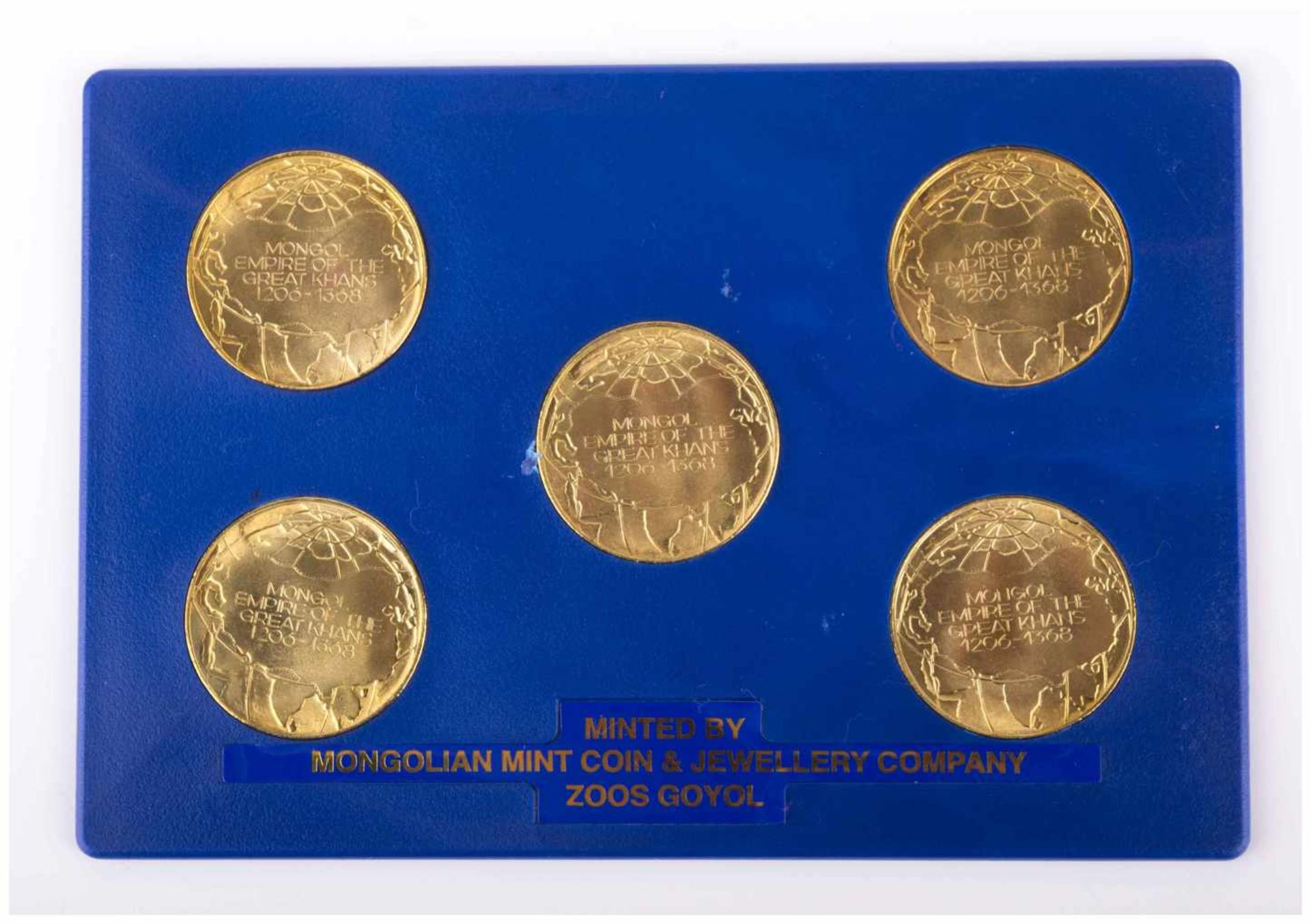 Mongolische Münzen / Mongolian coins - Great Khans of the Mongol Empire 1206-1368 - - Image 5 of 6