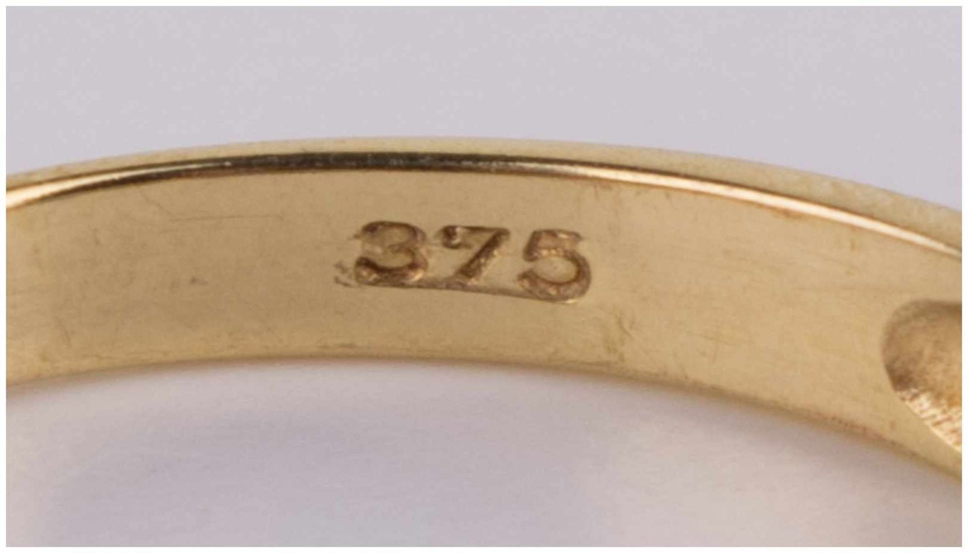 Granat-Amethist Ring / Garnet-Amethyst gold ring - GG 375/000, Gesamtgewicht ca. 1,8 [...] - Image 9 of 10