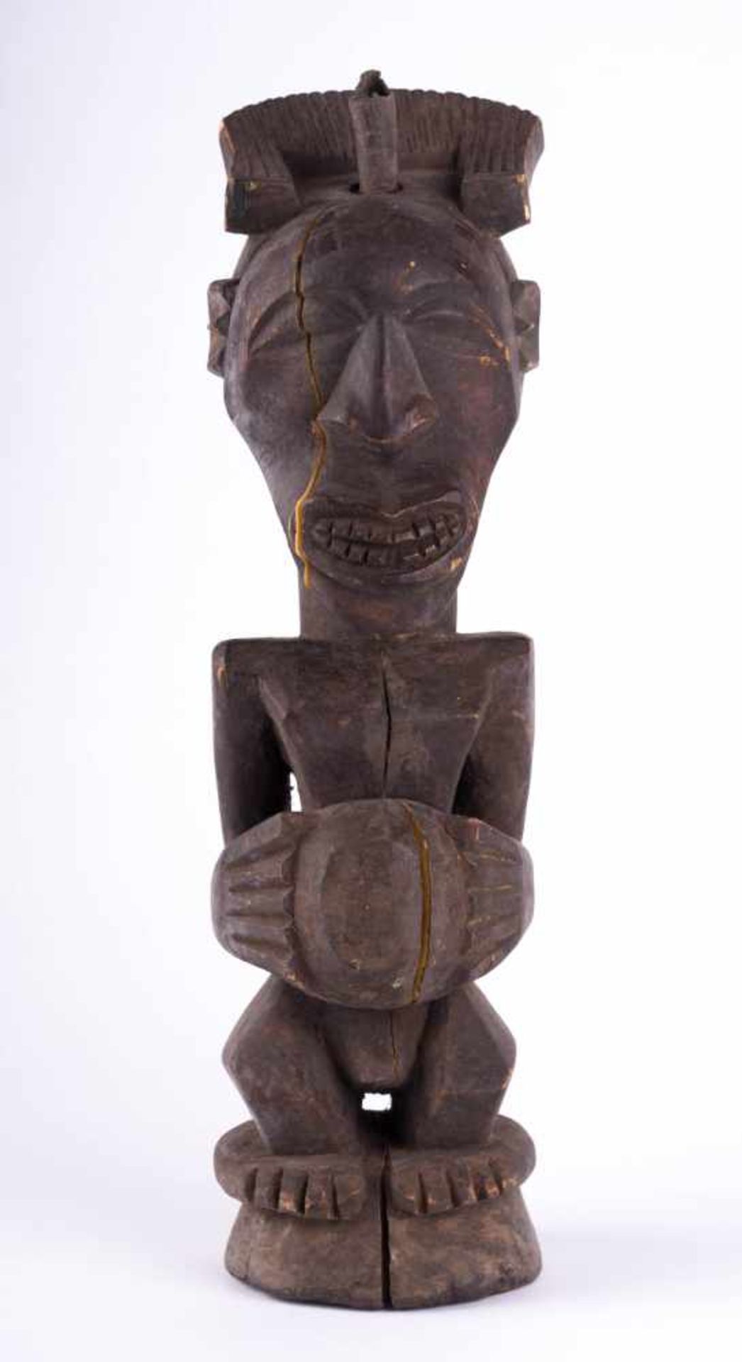 Zaire MAMBWE Woman Statuet Holz, ca. H: 51,5 cm Provenienz: Alte Diplomaten-Sammlung wood, height: