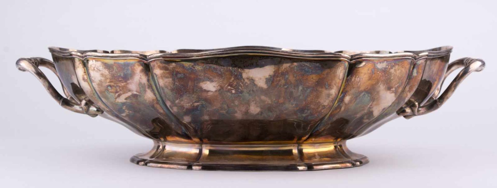 große Silberschale Tezler / Large silver bowl, Tezler Silber 925/000, mit seitlichen Handhaben, 12,5 - Bild 2 aus 7