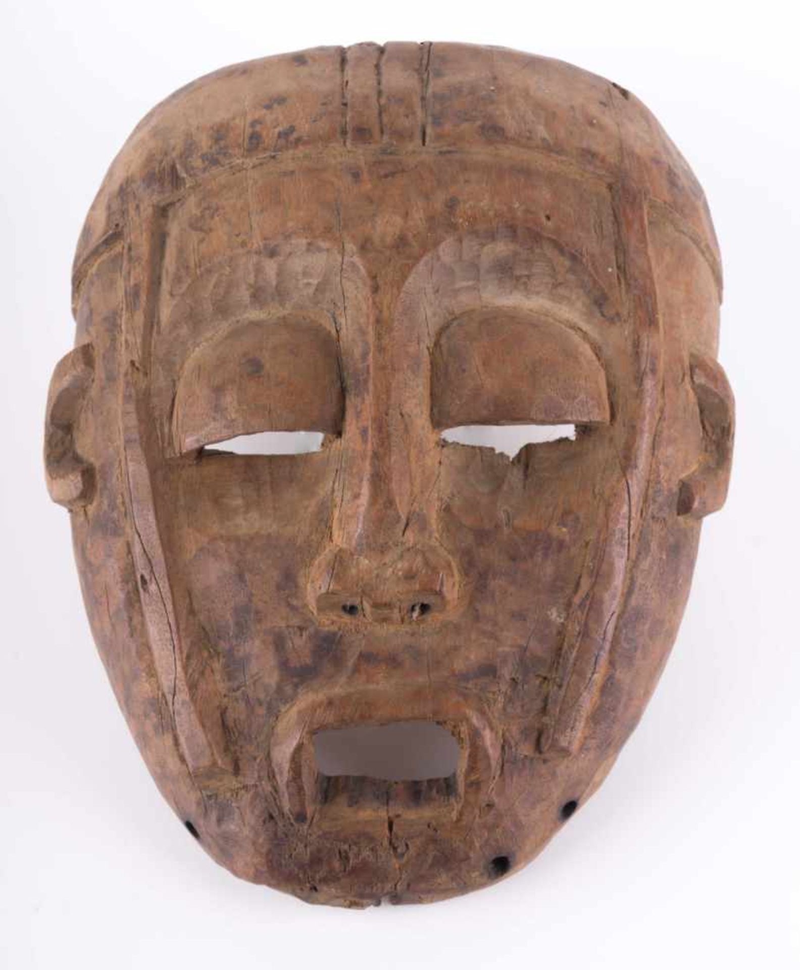 Pende Mask Zaire Holz, Maße: 25,5 cm x 20,5 cm x 8 cm, Provenienz: Alte Diplomaten-Sammlung. wood,