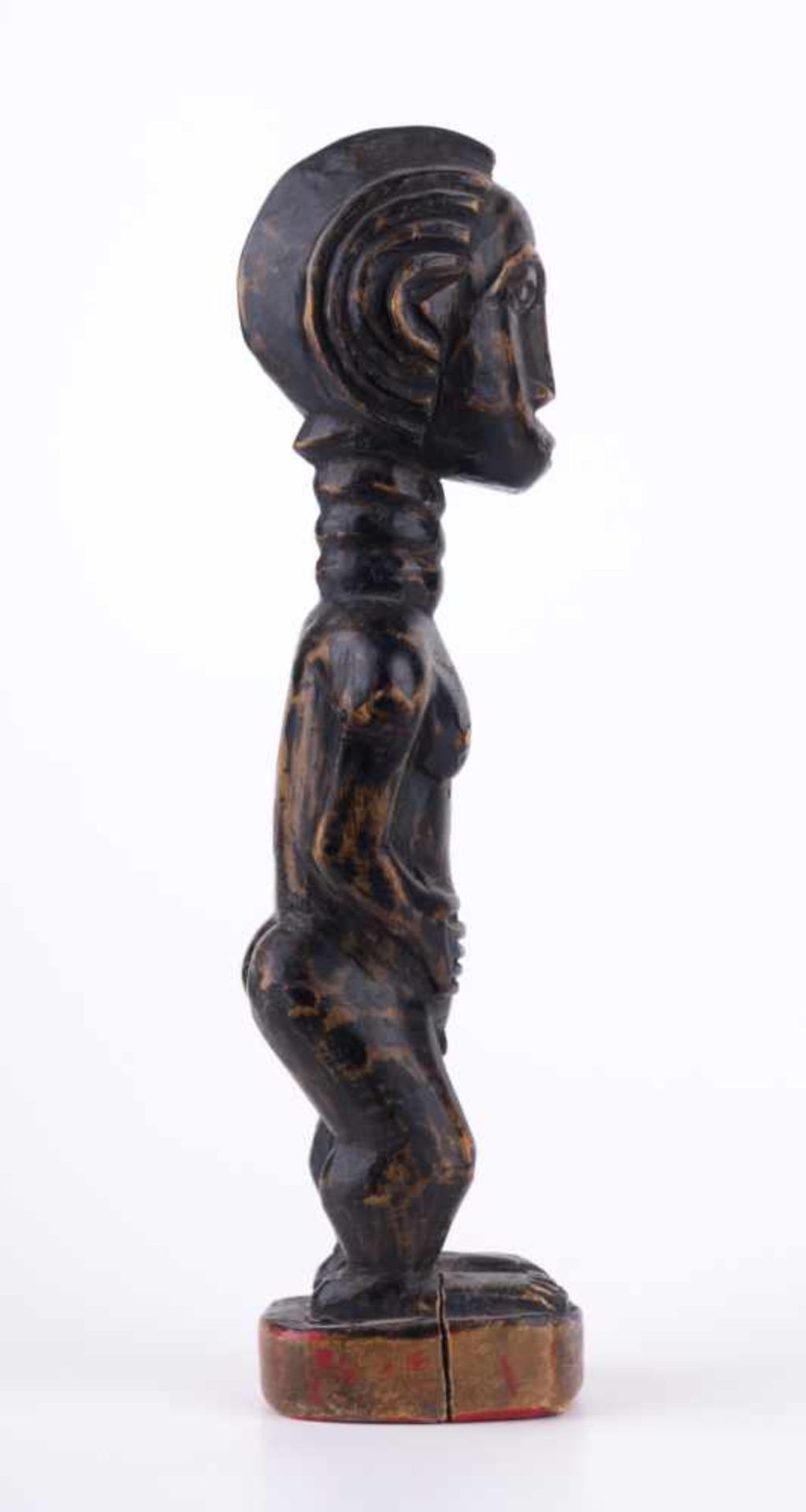 Fruchtbarkeits-Figur Afrika / Fertility figure, Africa Holz, H: 27,5 cm Provenienz: Alte - Bild 2 aus 4