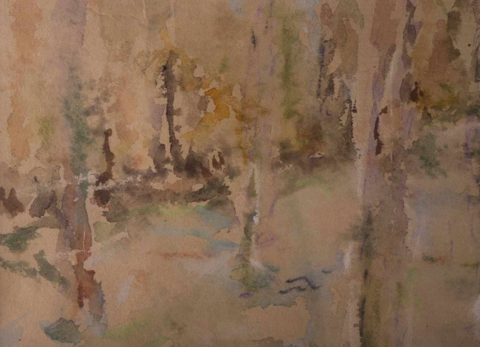 Fritz CREMER (1906-1993) "Früchtestillleben mit Äpfeln" Aquarell-Zeichnung, Sichtmaß 41,5 cm x 48, - Image 2 of 5