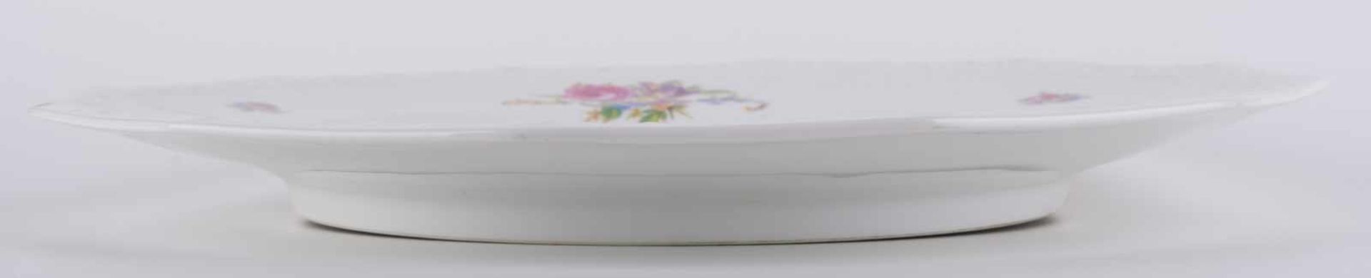Kuchenplatte Rosenthal Maria / Cake plate verziert mit Blumendekor, umlaufend floraler - Bild 6 aus 8