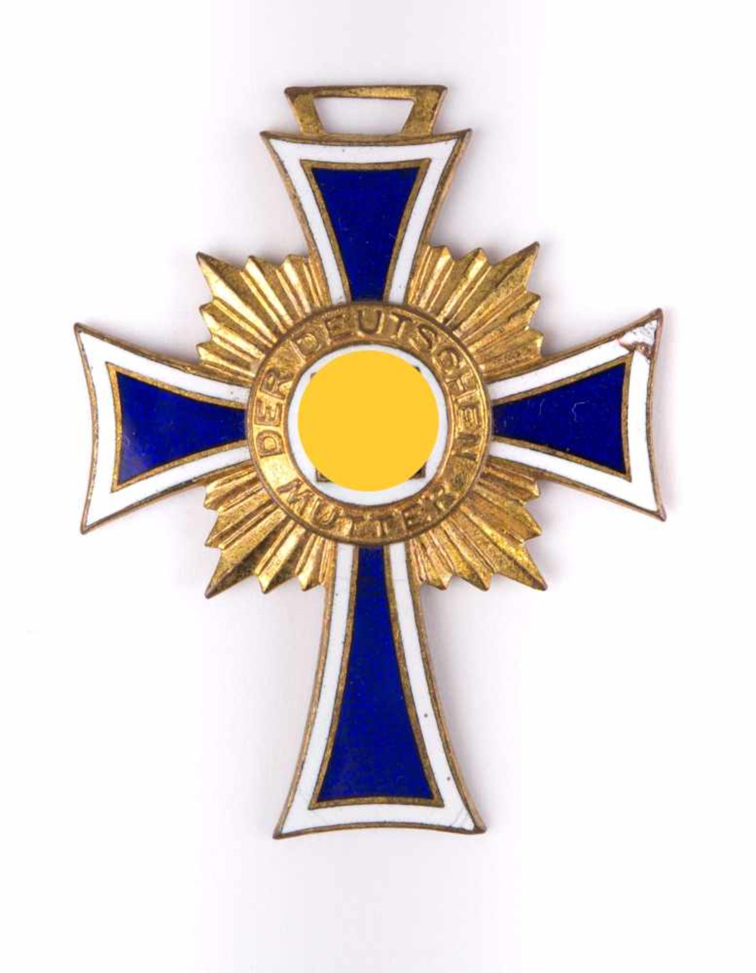 Mutterverdienstkreuz in Gold Das "Ehrenkreuz der Deutschen Mutter" (Mutterkreuz) wurde 1938 als - Bild 2 aus 4