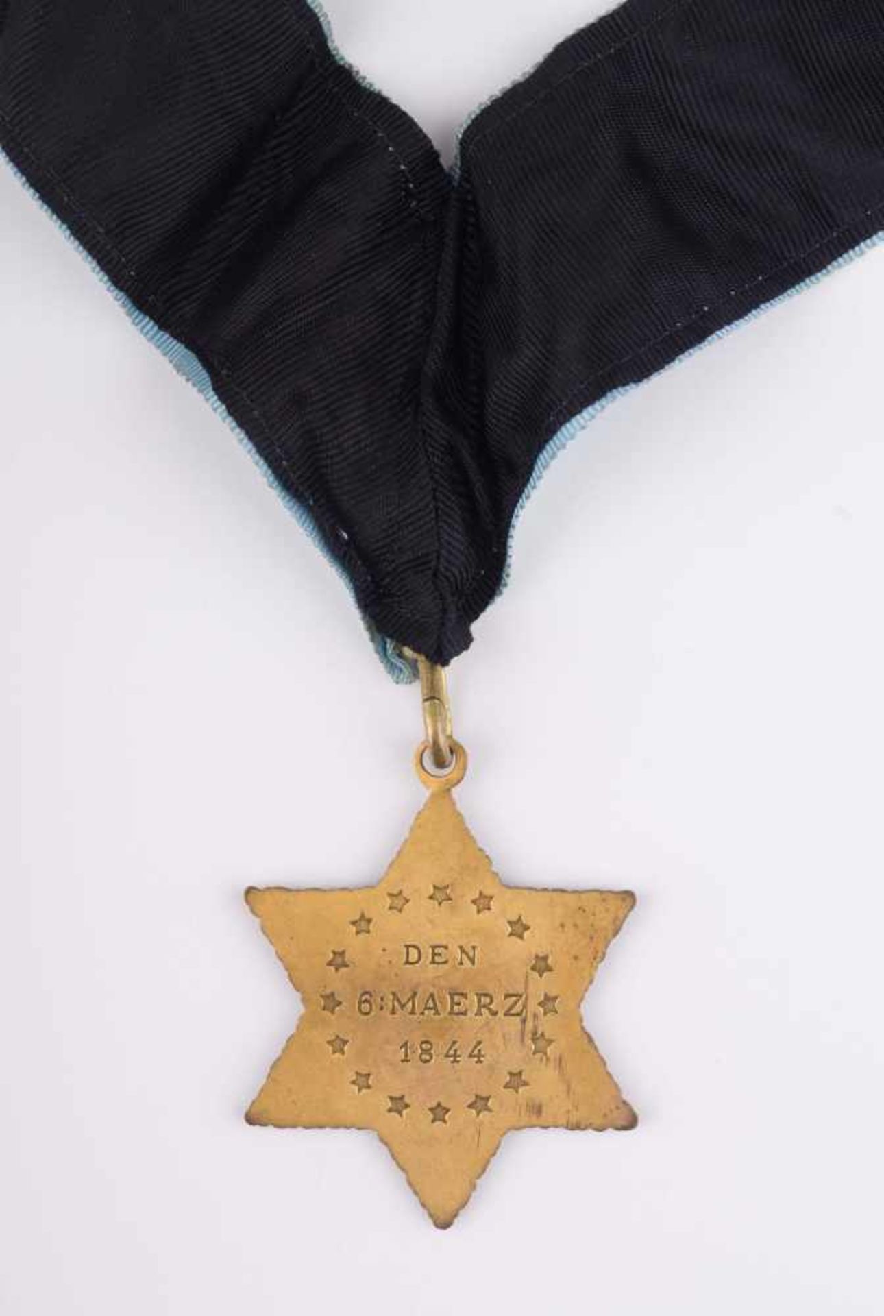 Freimaurer Orden/Anhänger / Freemason medal/pendant auf dem Orden das allsehende Auge, rückseitig - Bild 7 aus 8