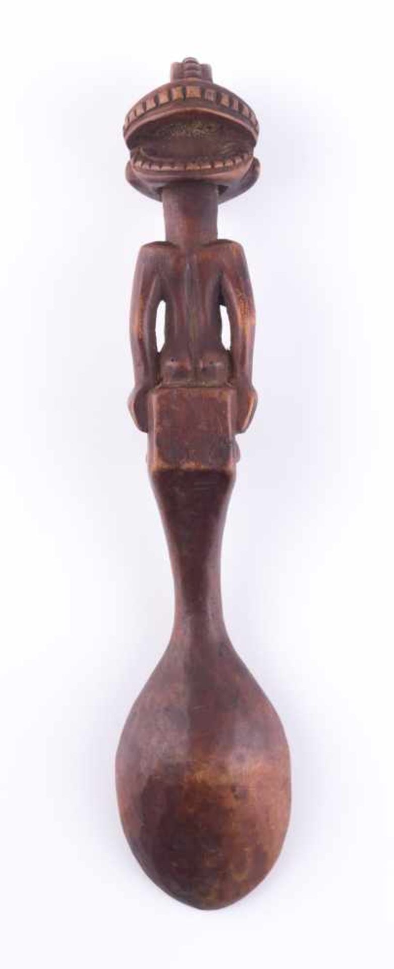 Löffel Afrika / Spoon, Africa Holz, L: 23,5 cm - Bild 2 aus 4