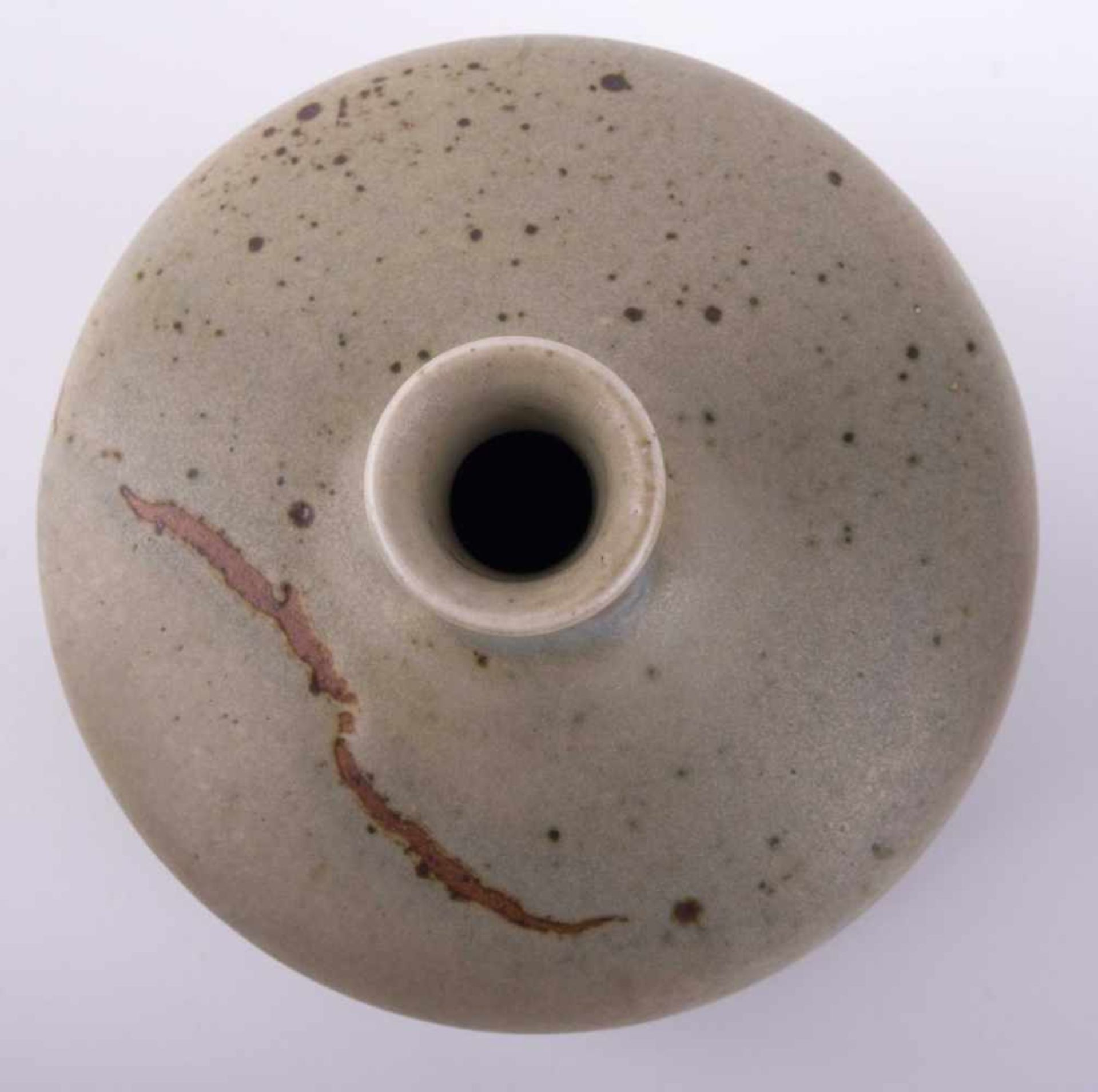 Gesa PETERSEN (1939-2009) Vase, Keramik glasiert, gemarkt, H: ca. 15,5 cm, Ø ca. 10,5 cm, Petersen - Bild 3 aus 4