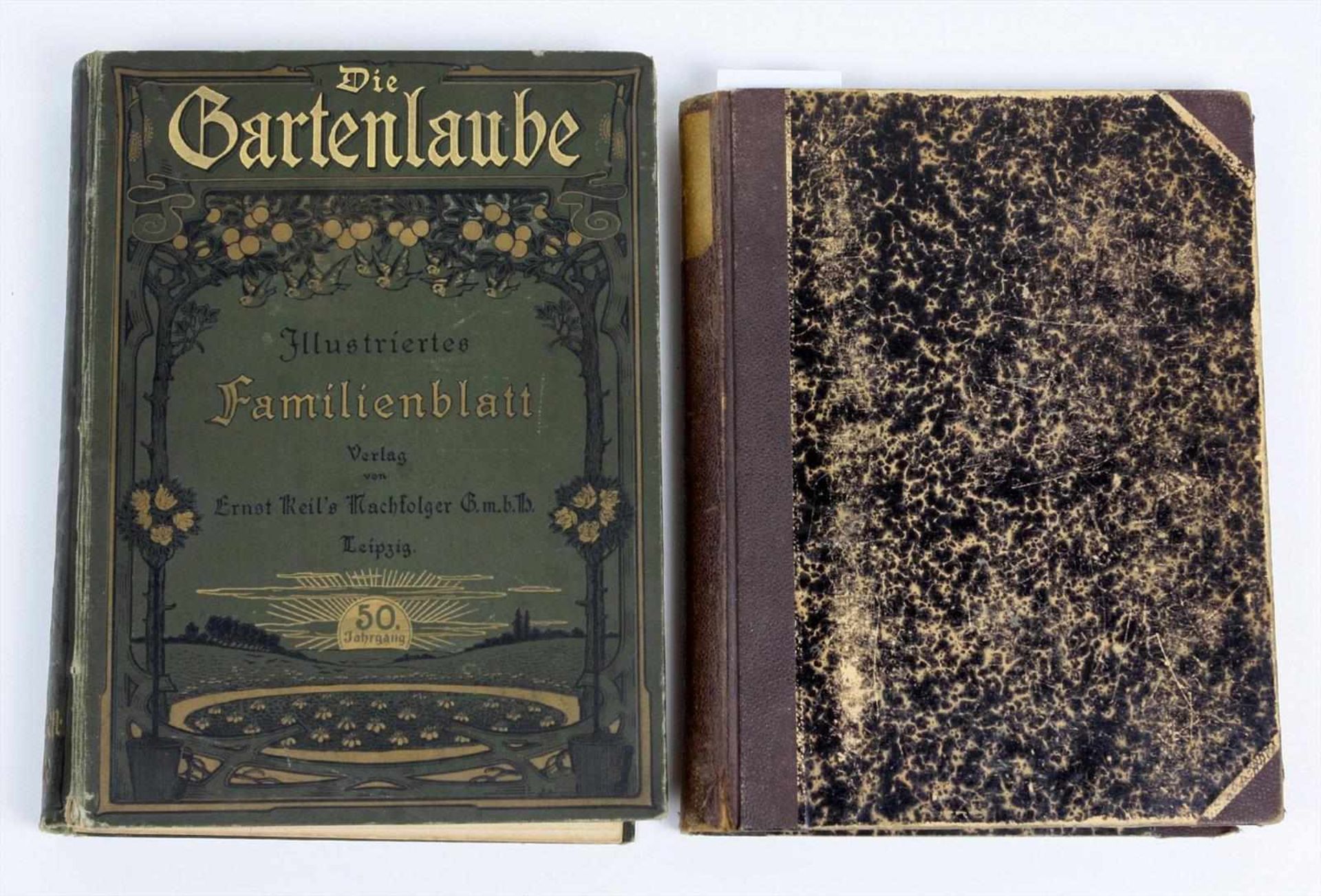 Die Gartenlaube 2 gebundene Bücher *Die Gartenlaube* Illustriertes Familienblatt Jahrg. 1902 u.