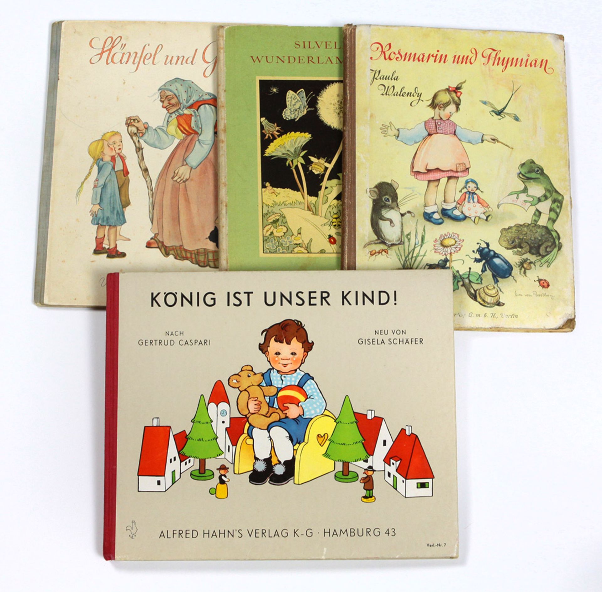 4 Kinderbücher mit *Rosmarin und Thymian* Der kleinen Naturkunde zweiter Teil, gesammelt und hrsg.